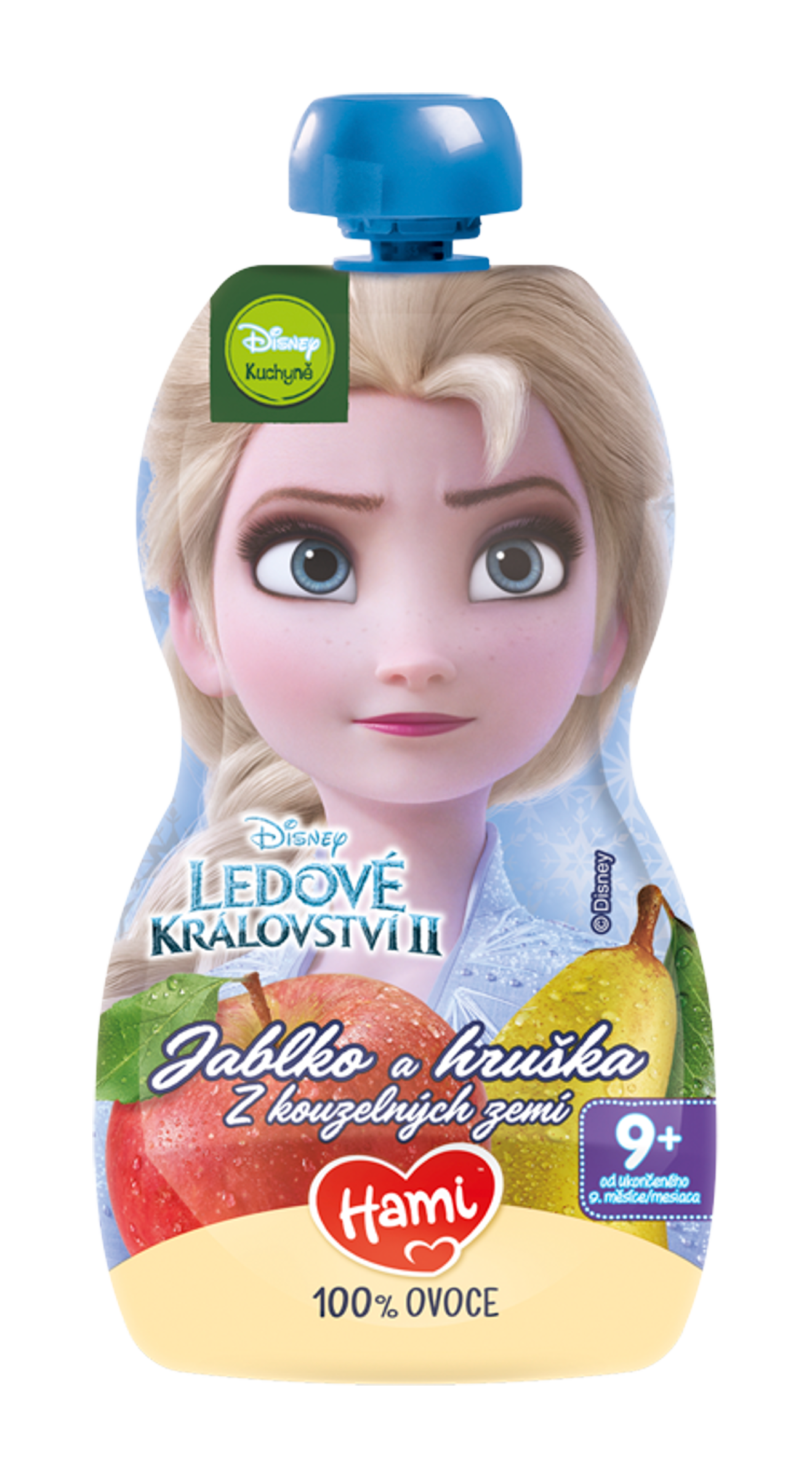 Ovocná kapsička Disney Frozen Elsa jablko a hruška