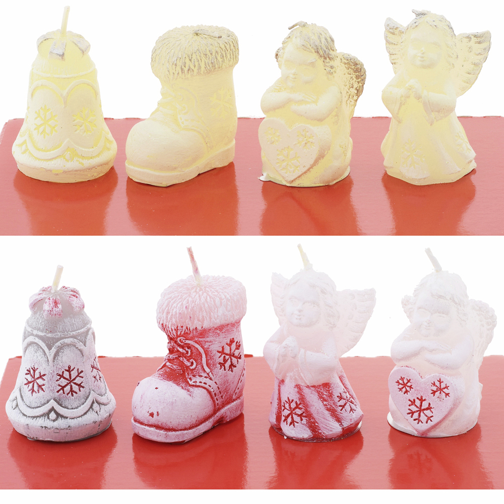 Vánoční svíčka - figurka, různé druhy
