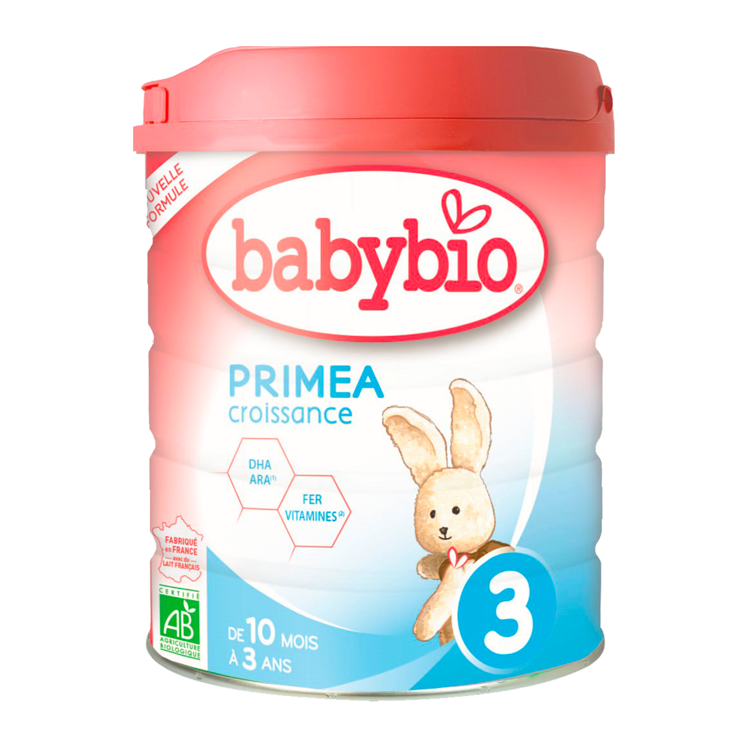 Babybio BIO Pokračovací kojenecké mléko Primea 3, 10m+ 800 g