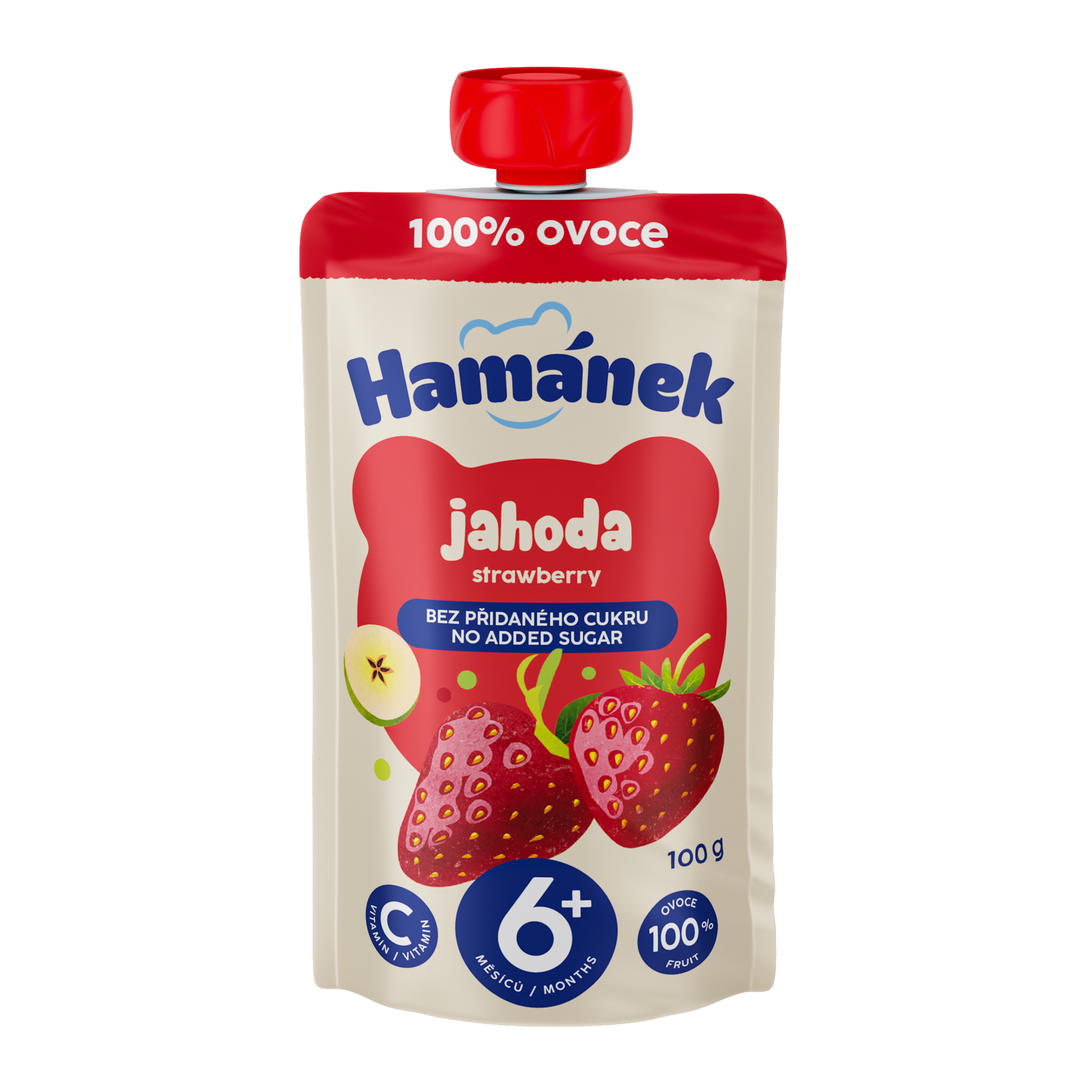 Ovocná kapsička jahoda & jablko
