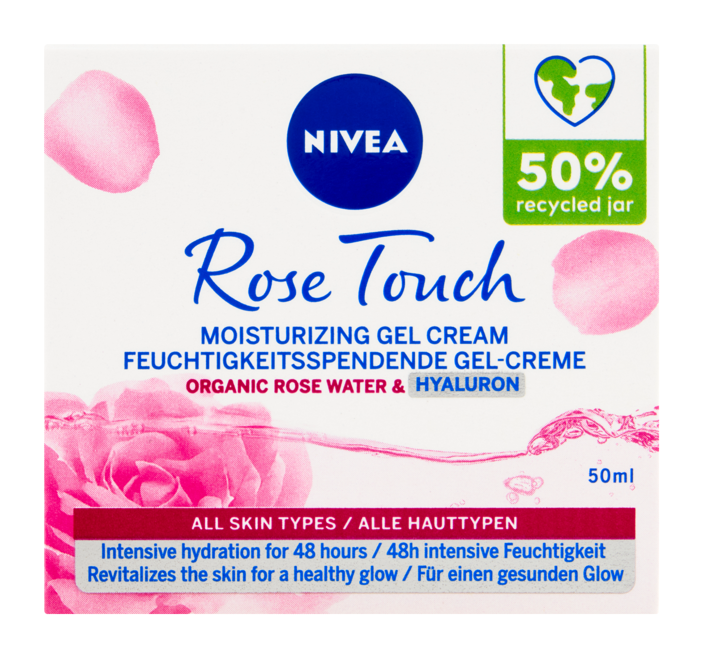 Hydratační denní gel-krém Rose Touch