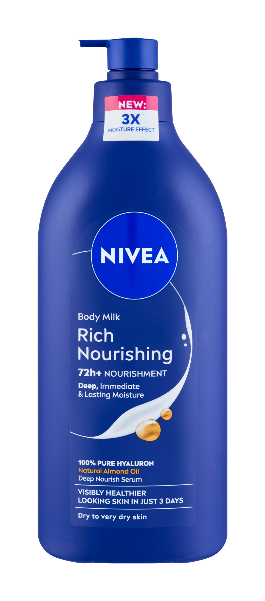 NIVEA Výživné tělové mléko Rich Nourishing 625 ml