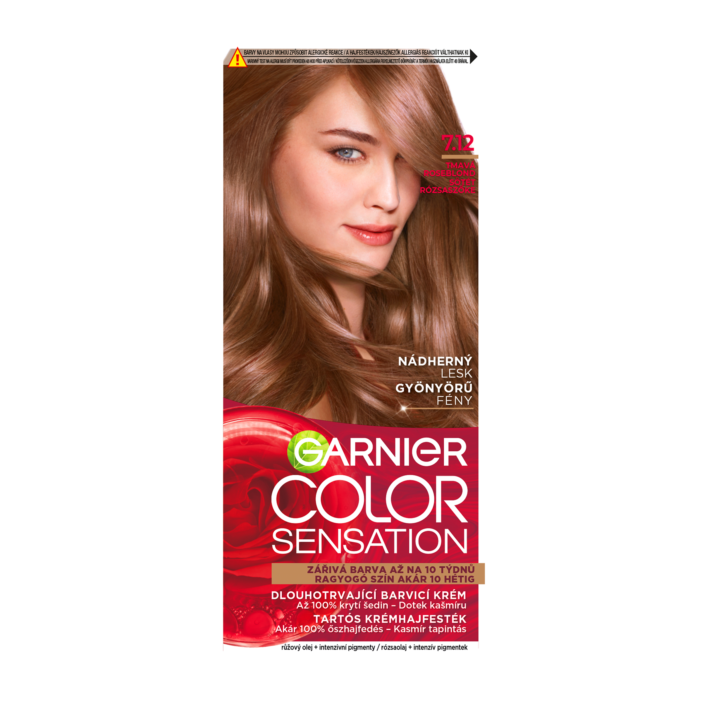 Barva na vlasy Color Sensation 7.12 tmavá roseblond