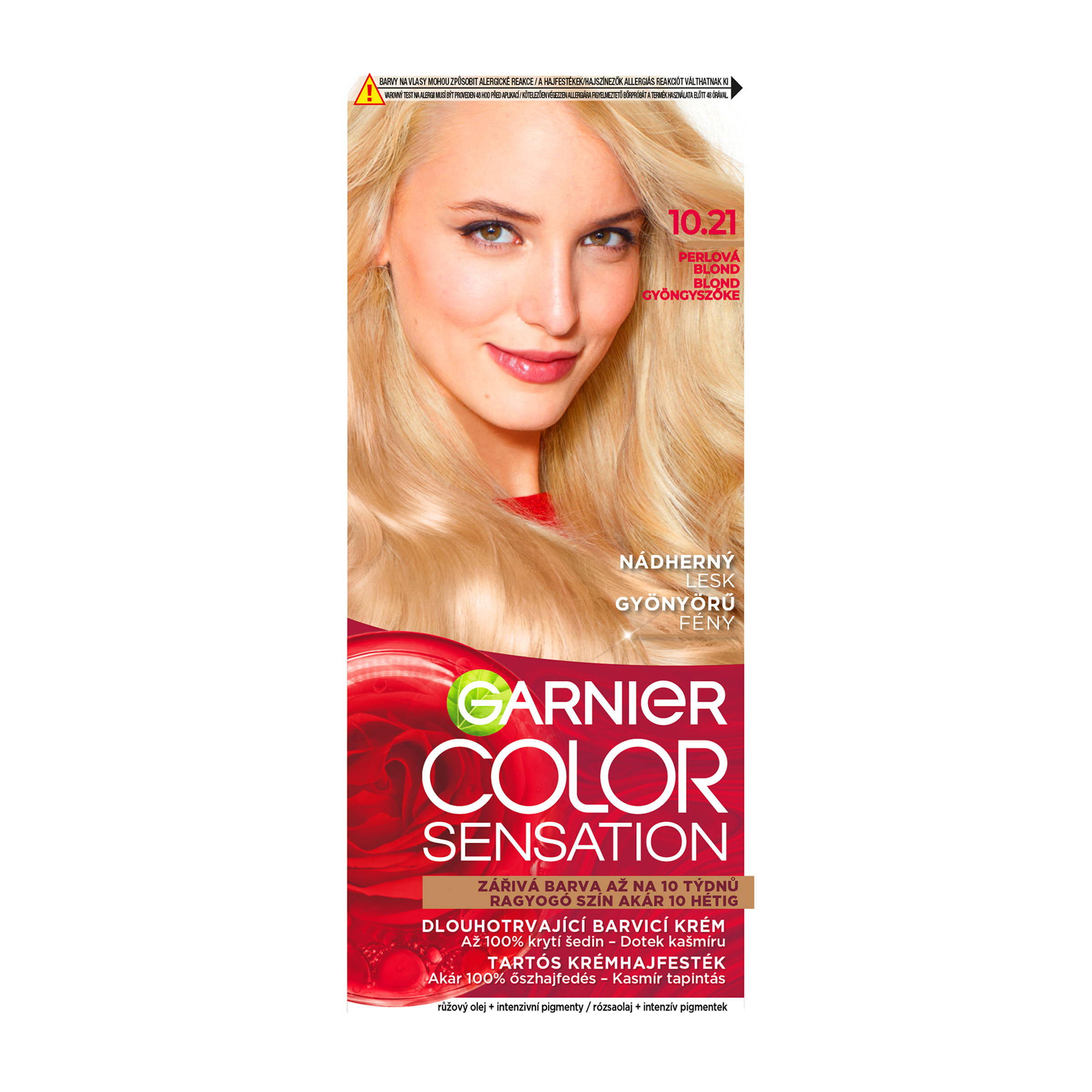 Barva na vlasy Color Sensation 10.21 perlová blond