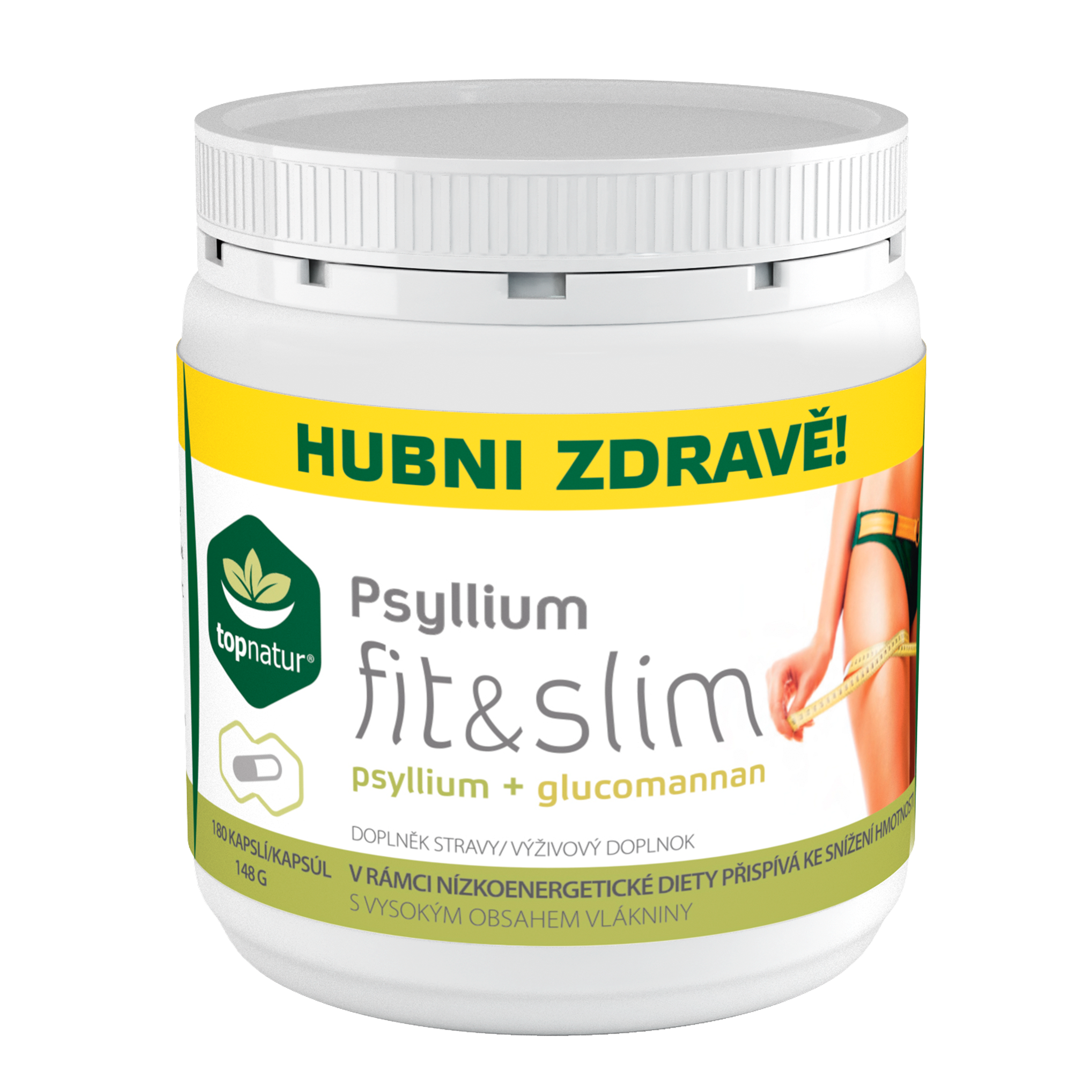 Psyllium fit & slim kapsle, doplněk stravy