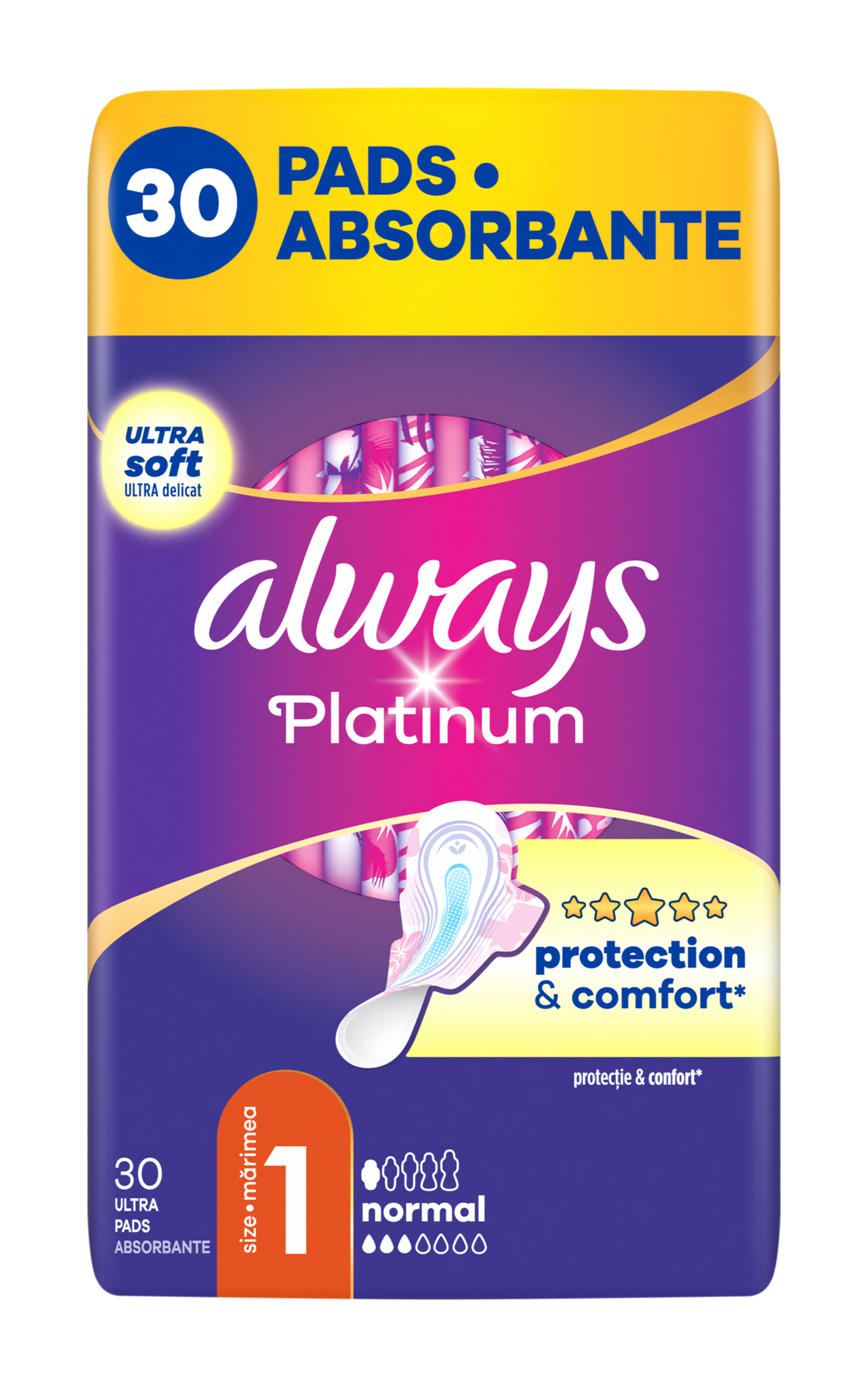 Hygienické vložky s křidélky Platinum Normal vel.1