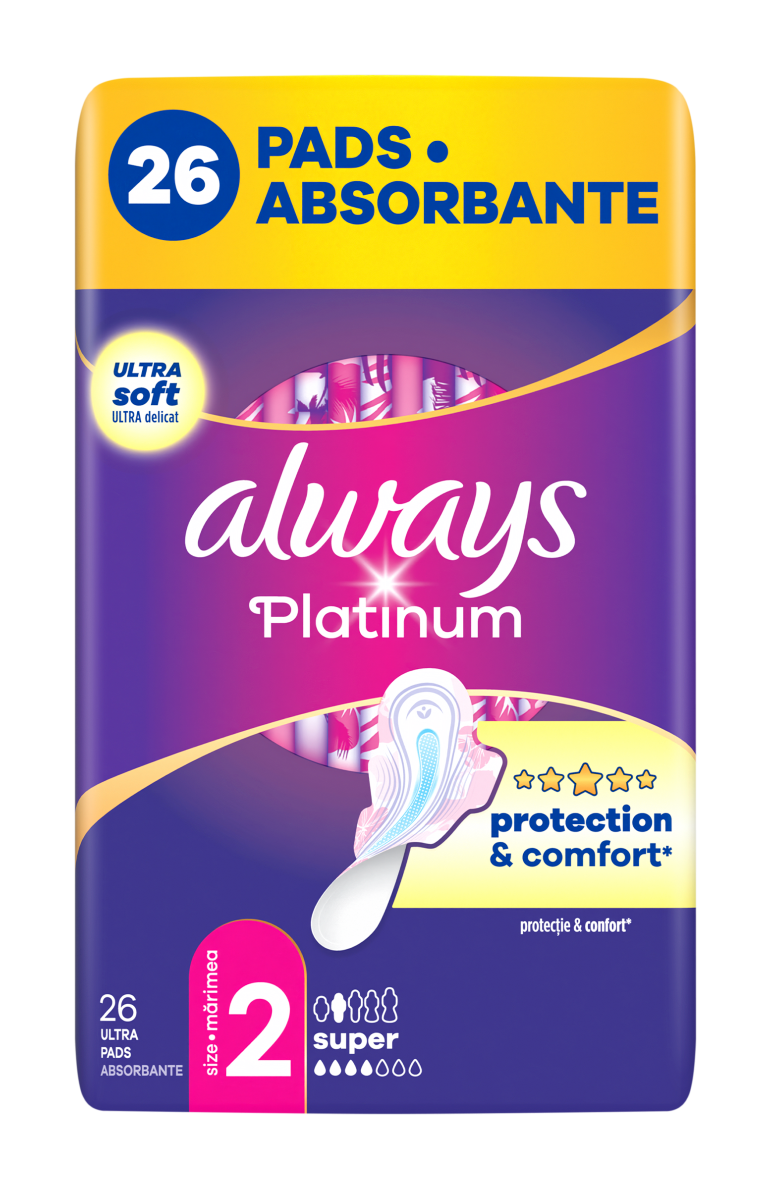 Hygienické vložky s křidélky Platinum Super vel. 2
