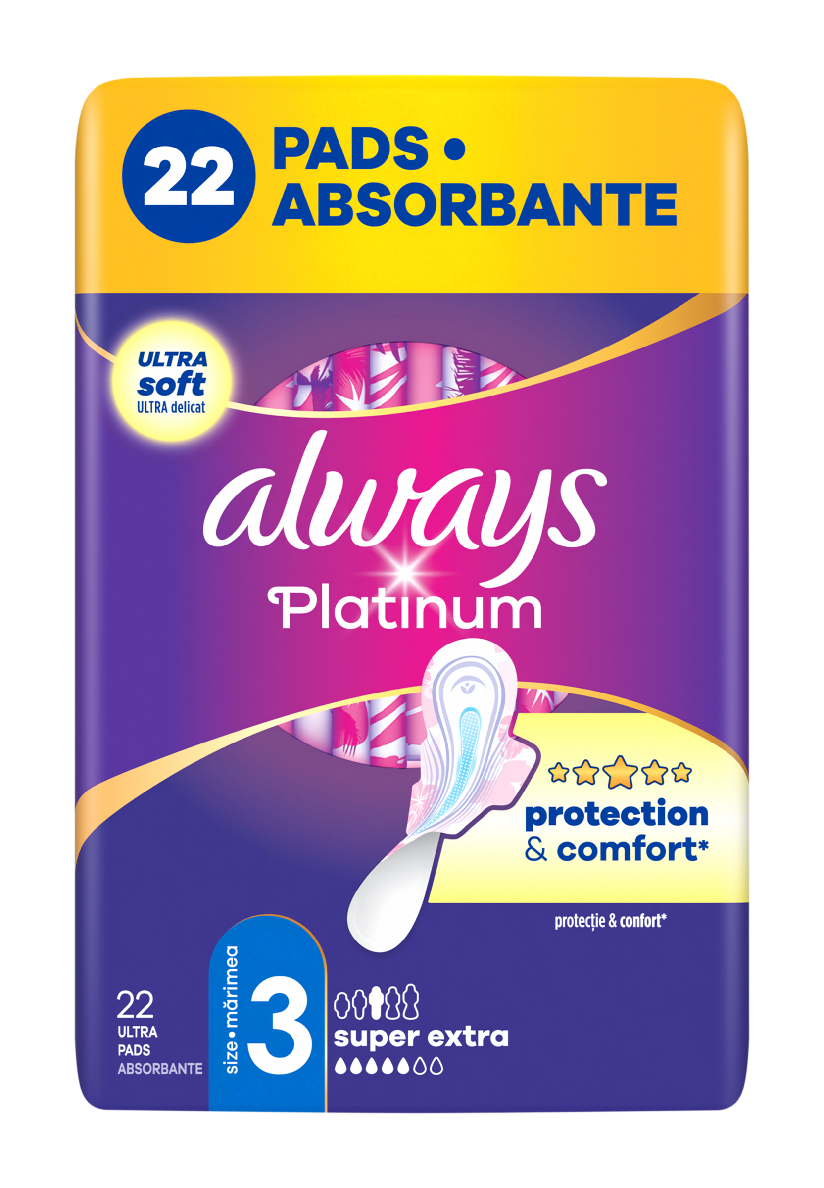 Hygienické vložky s křidélky Platinum Night vel. 3