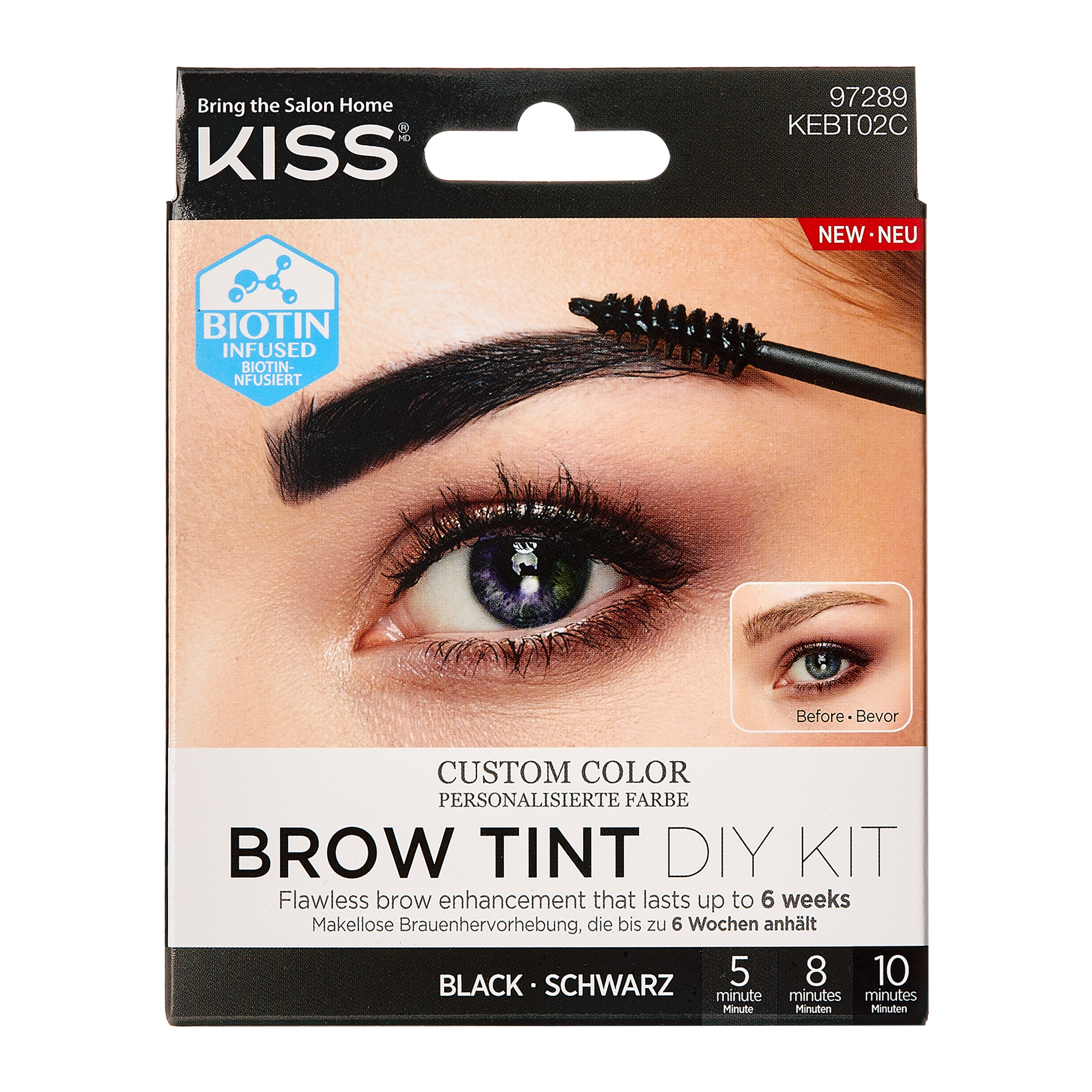 Sada na barvení obočí Brow Tint Kit černá