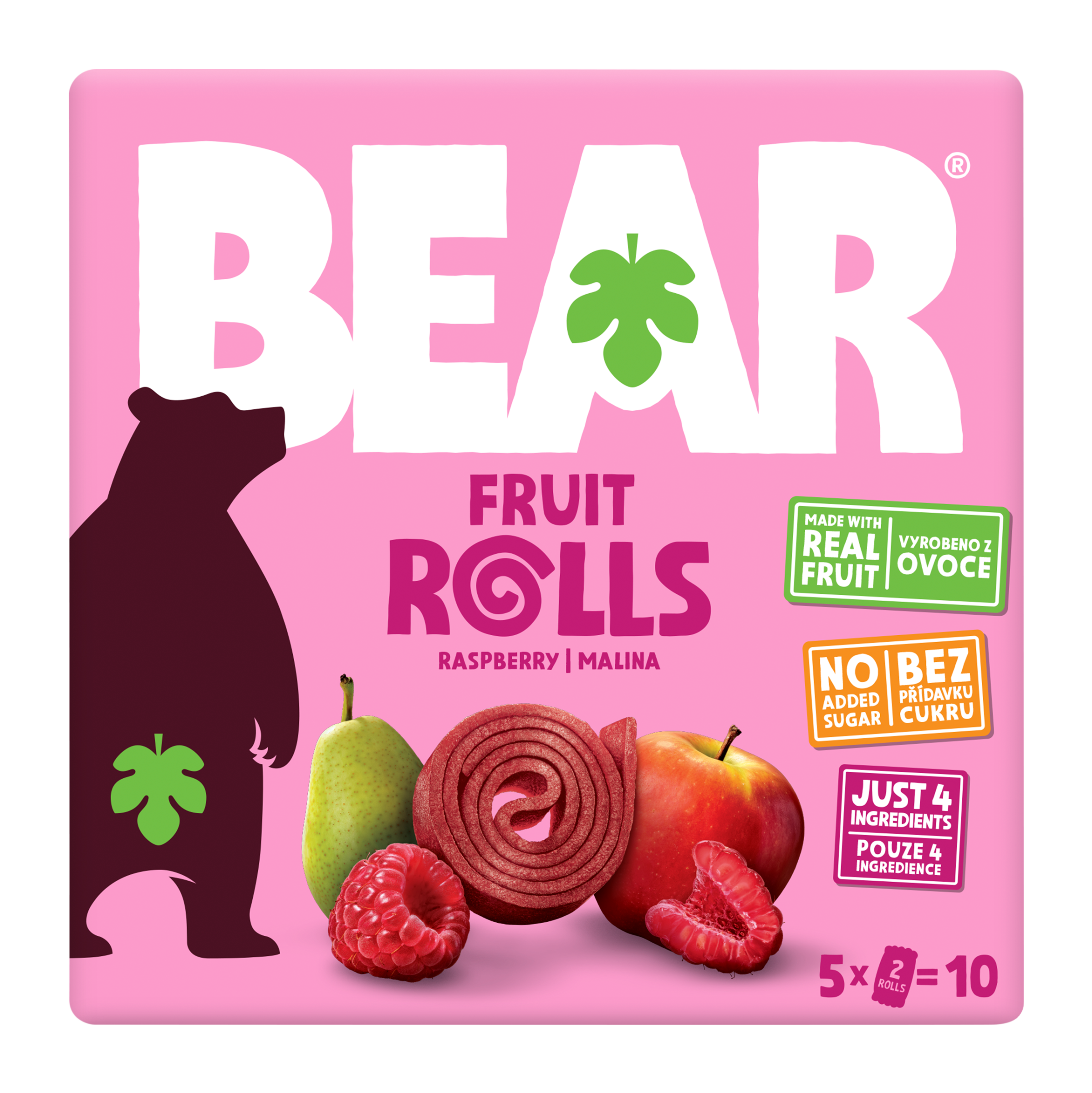 Fruit Rolls malina ovocné rolované plátky 5x 20 g