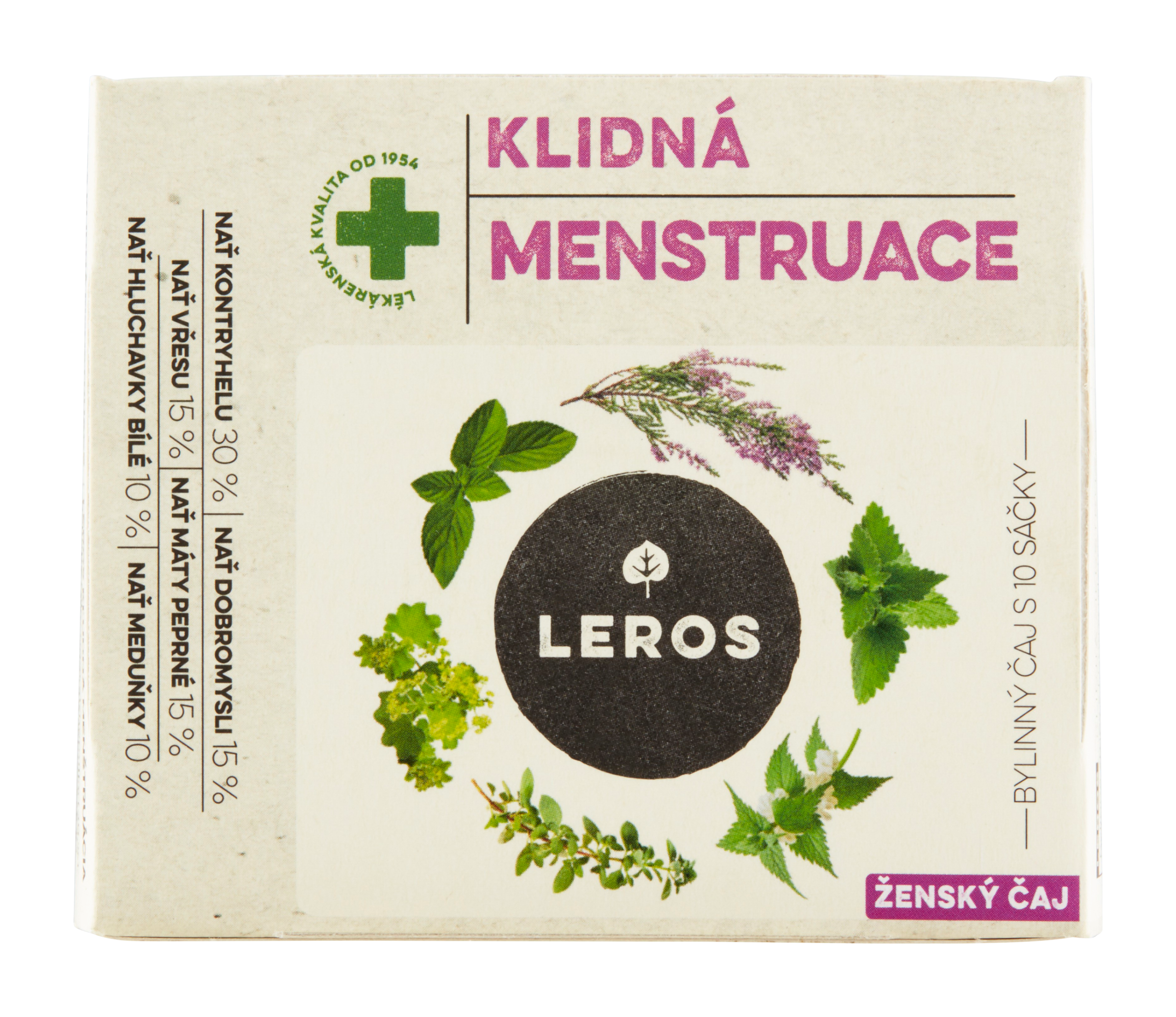 Bylinný čaj Klidná menstruace