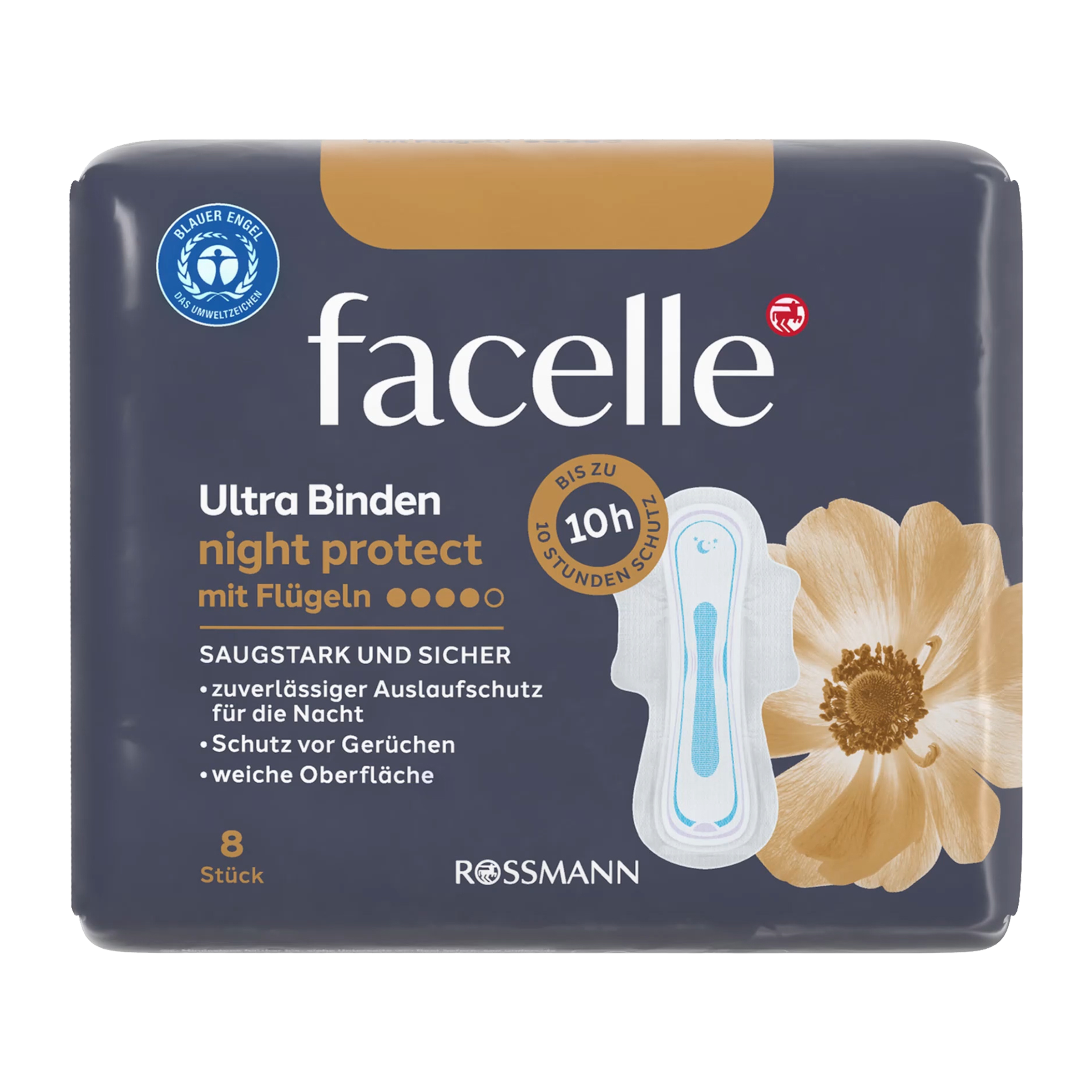 Hygienické vložky s křidélky Ultra Extra Night Protect