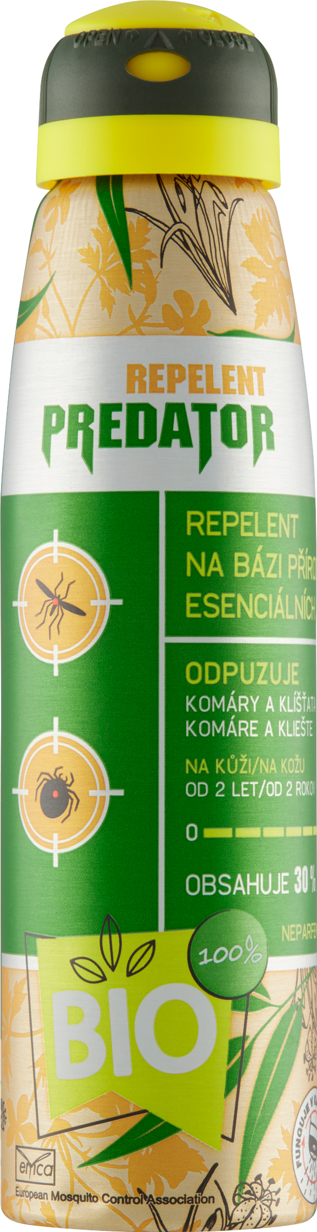 Predator Predator Bio repelent na bázi přírodních esenciálních silic 150ml 150 ml