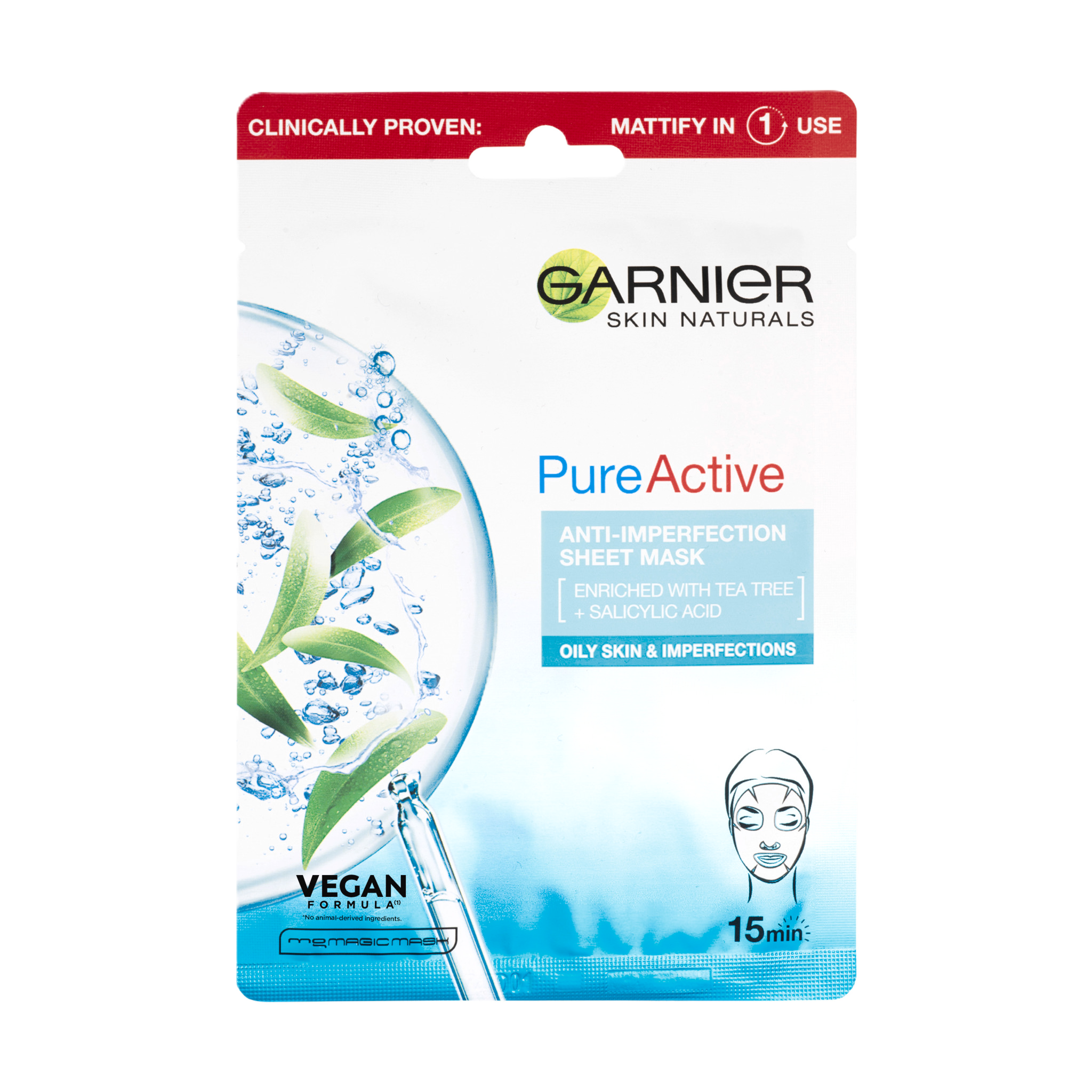 Pleťová textilní maska Pure Active
