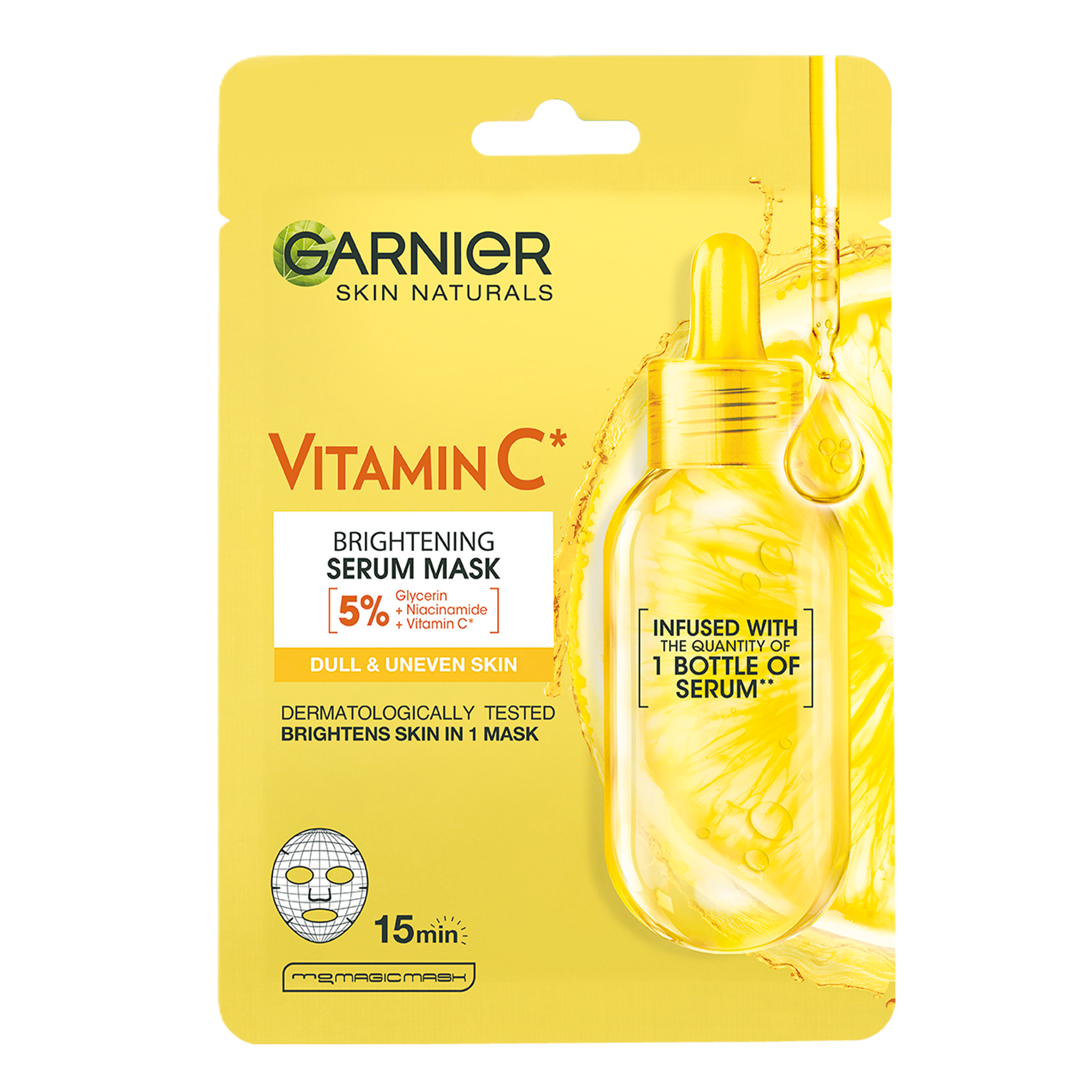 Textilní pleťová maska Vitamin C