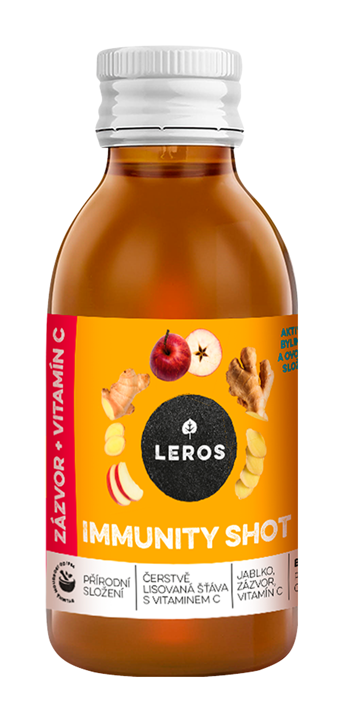 Immunity Shot zázvor + vitamin C, doplněk stravy