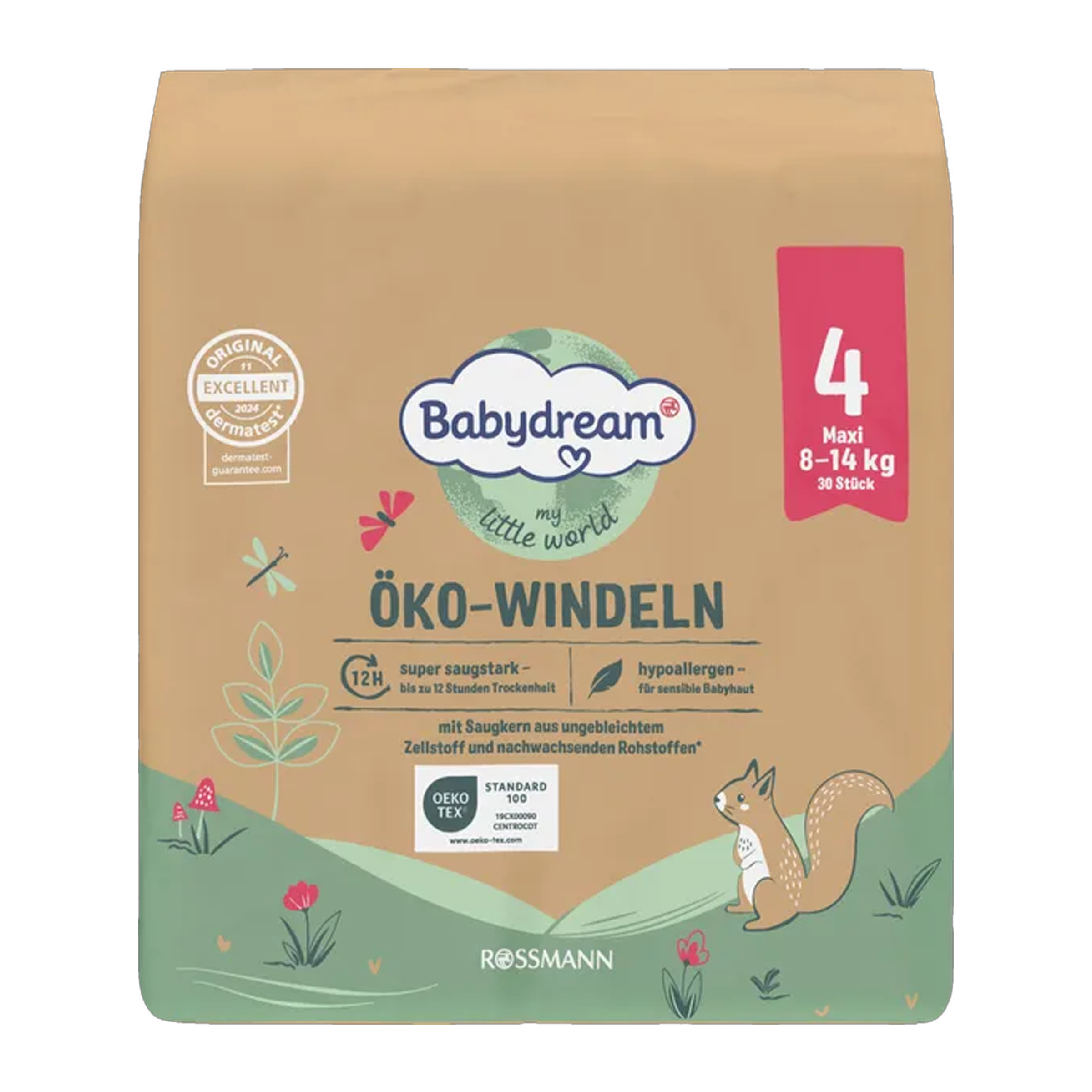 Ekologické pleny Maxi, 8–14 kg, vel. 4