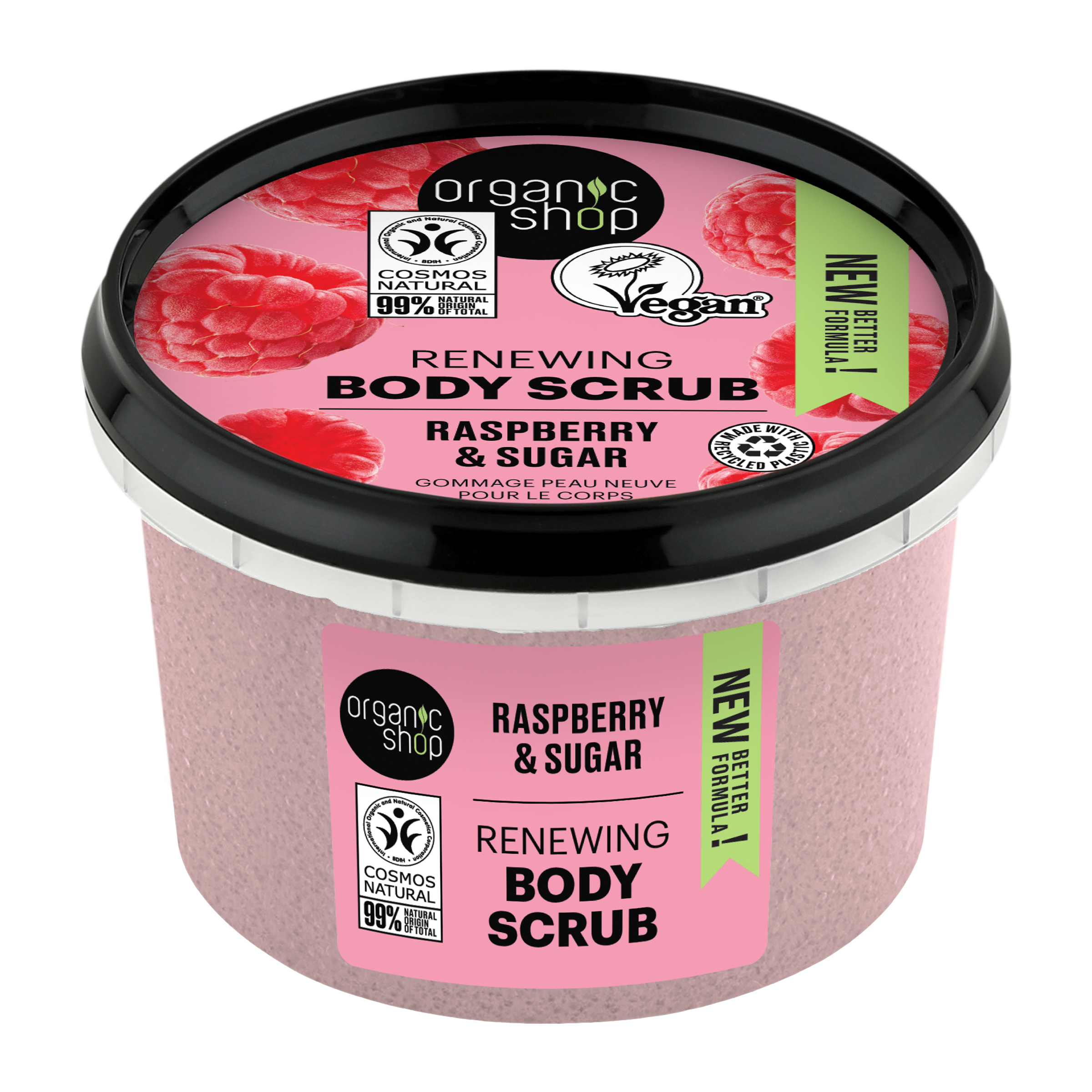 Tělový peeling Malina