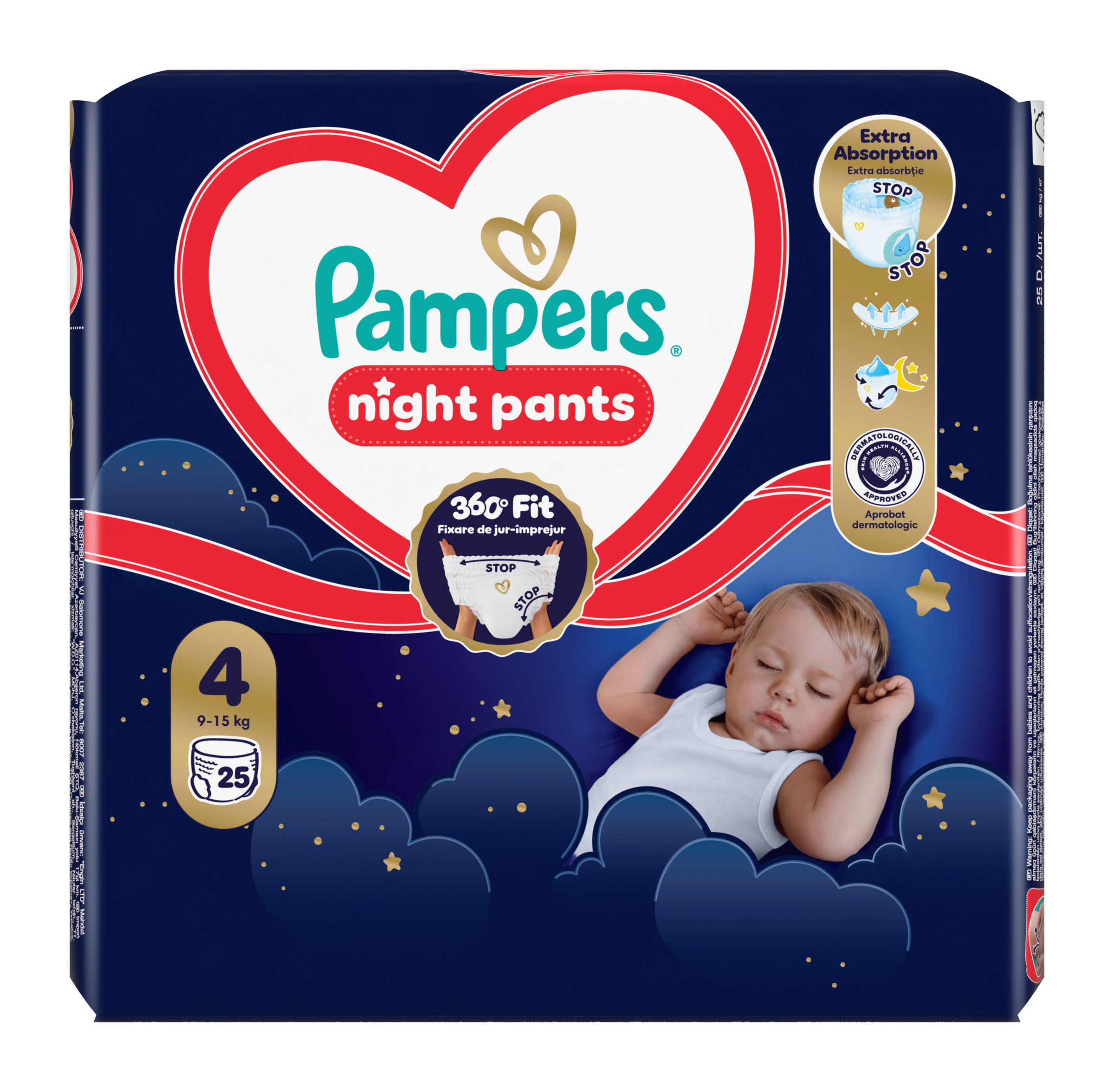 Plenkové kalhotky Night Pants, 9–15 kg, vel. 4