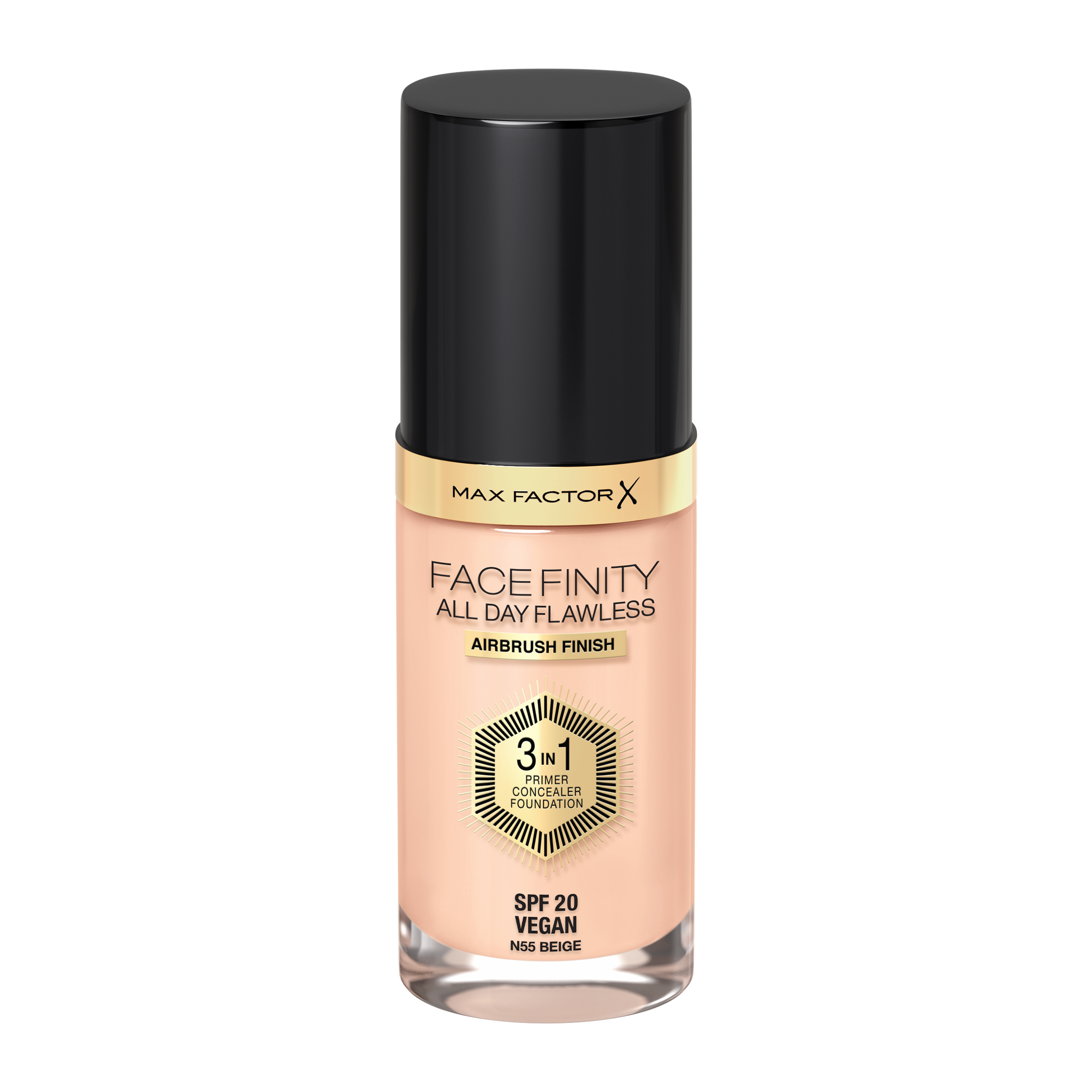 Make-up 3v1 Facefinity All Day Flawless 055 beige