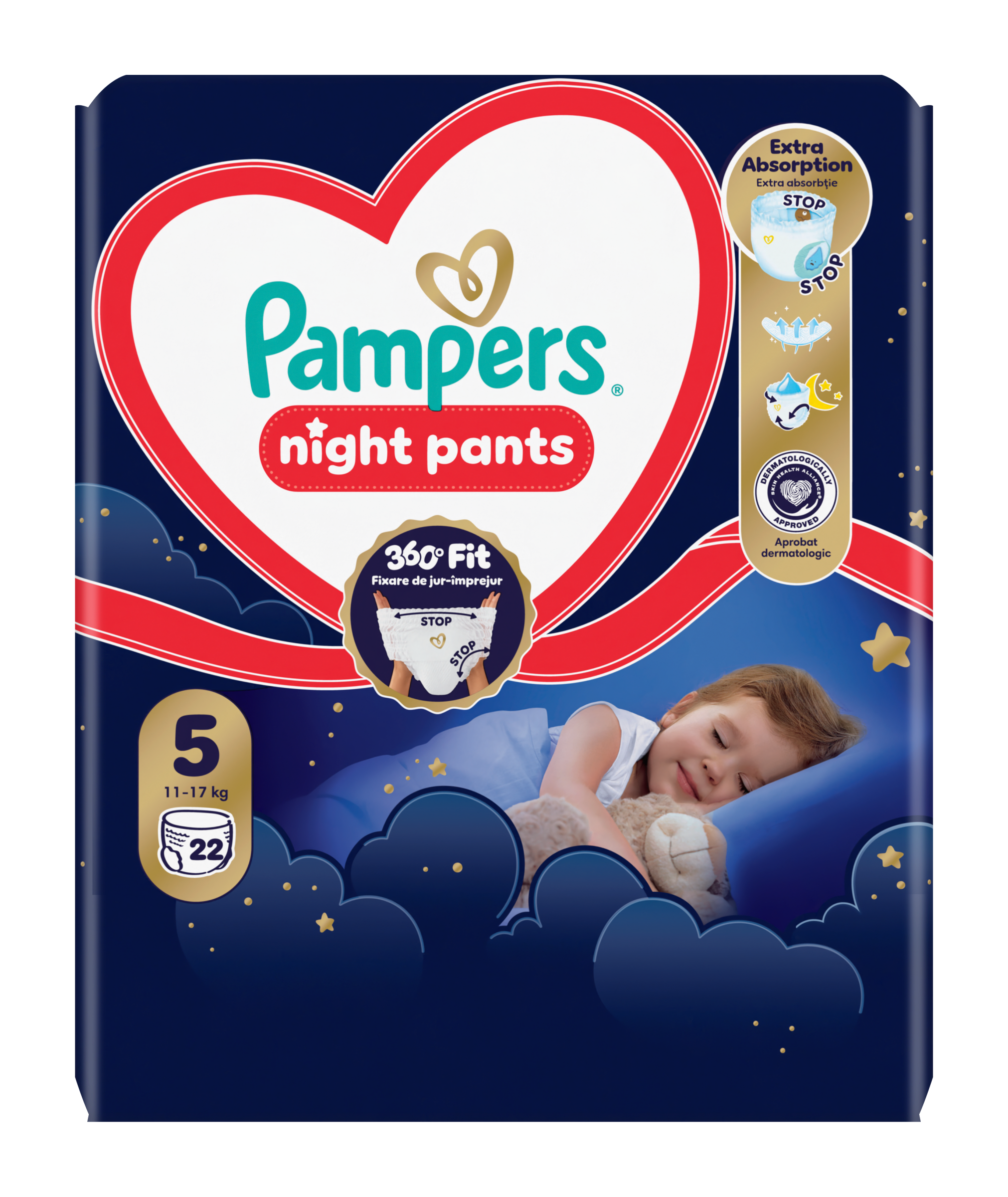 Plenkové kalhotky Night Pants, 12–17 kg, vel. 5