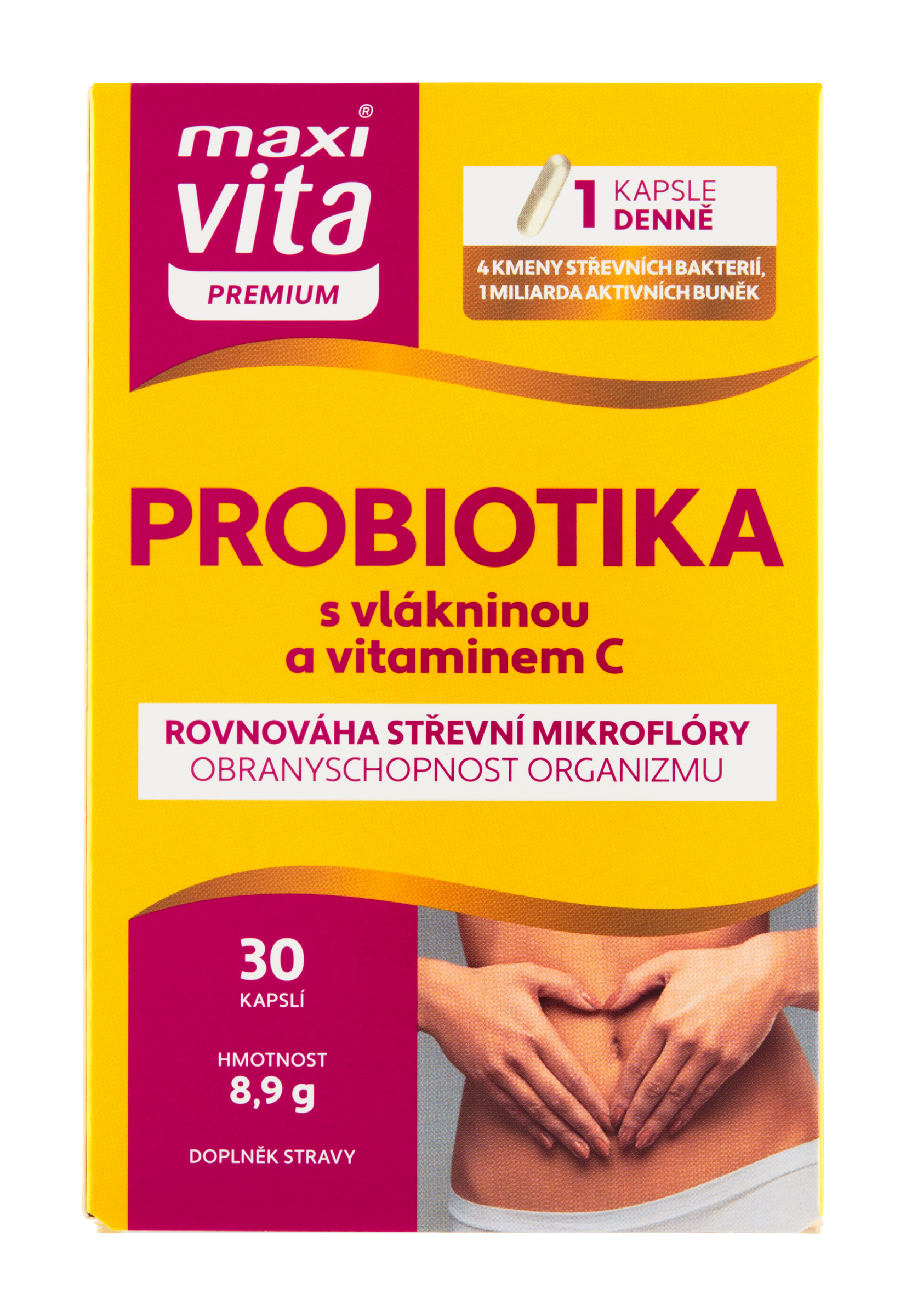 Premium probiotika + vitamin C, doplněk stravy