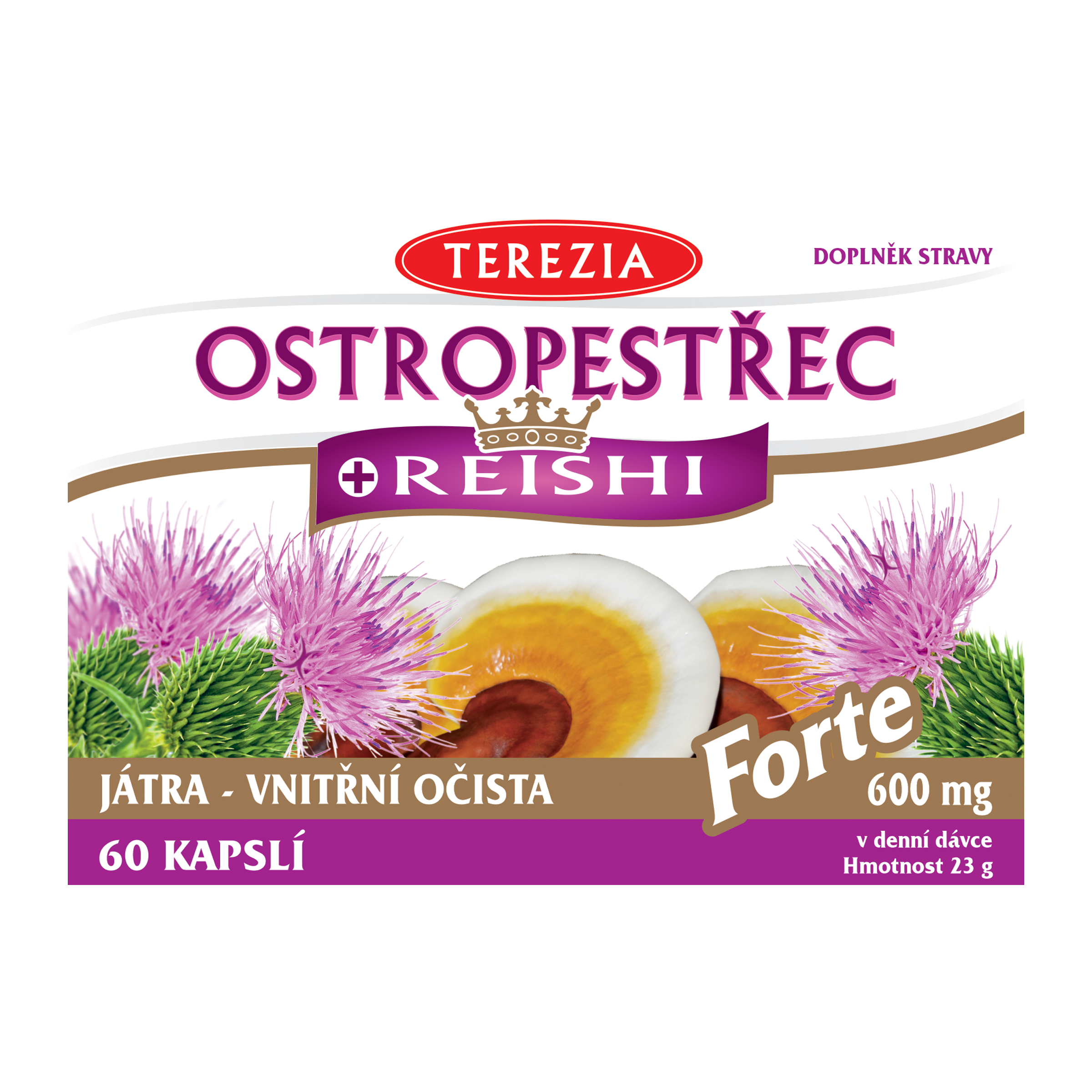 Ostropestřec Forte, doplněk stravy