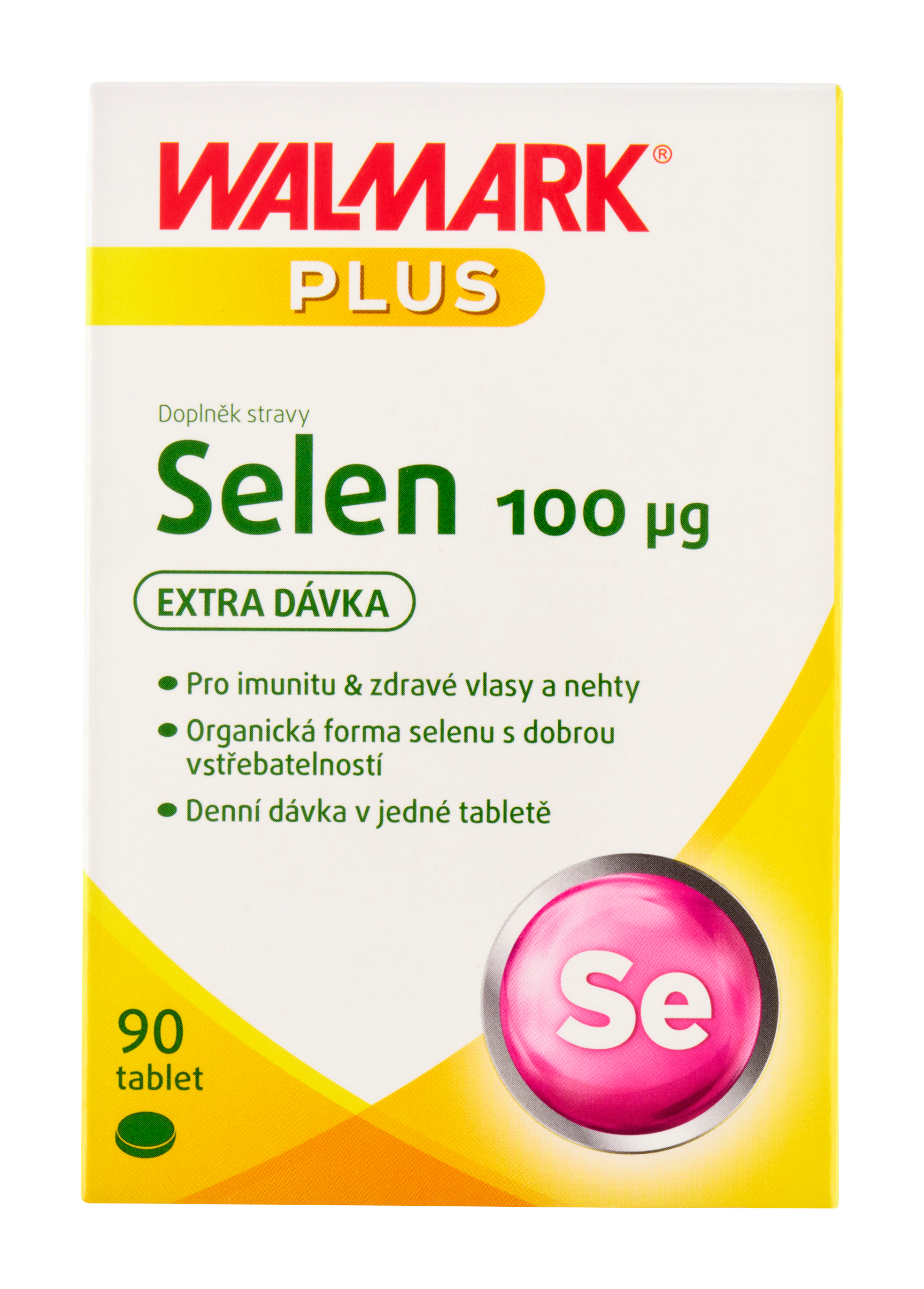 Selen 100 μg, doplněk stravy