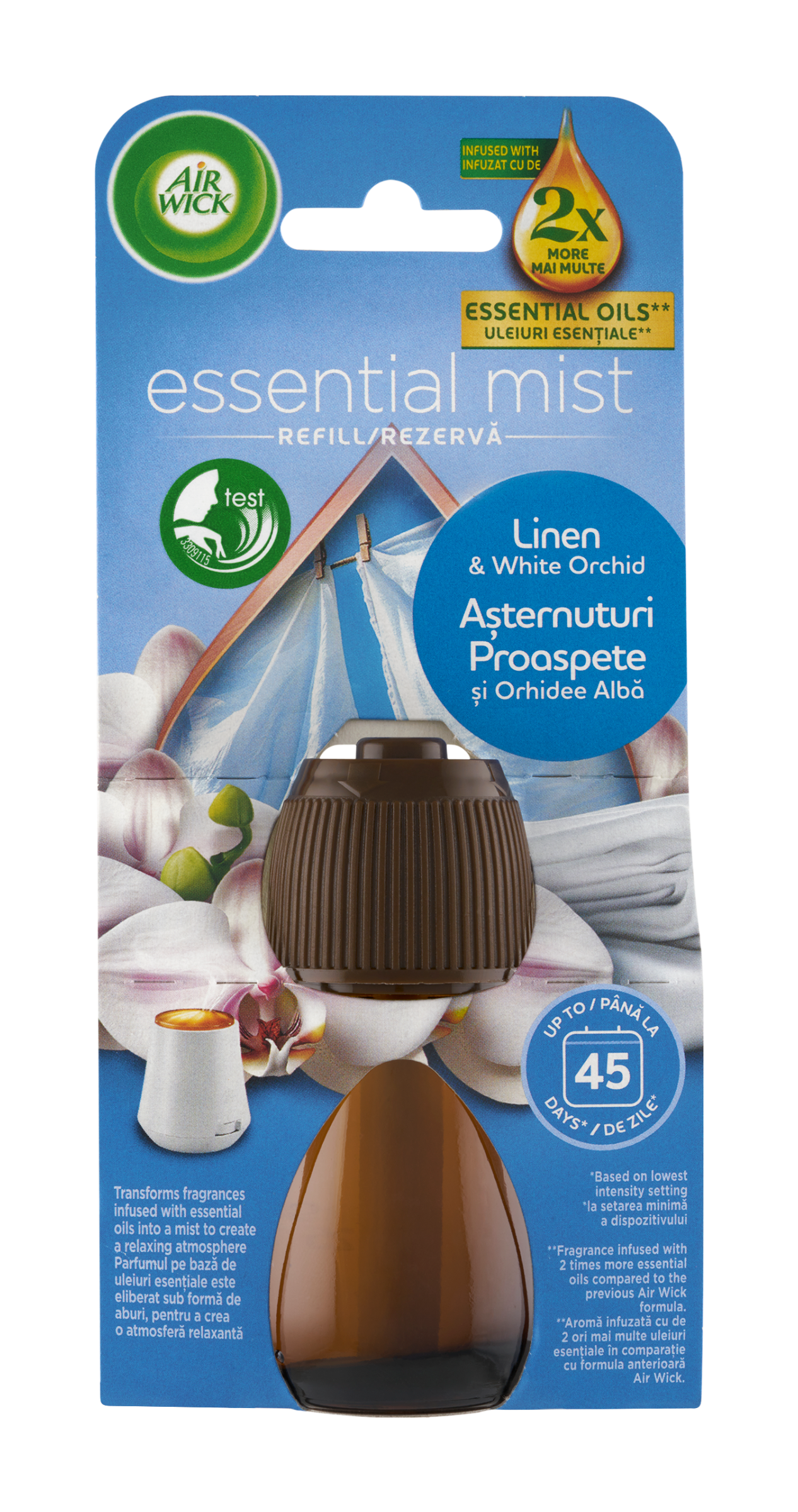 Náplň do Aroma Mist difuzéru - Prádlo & bílá orchidej