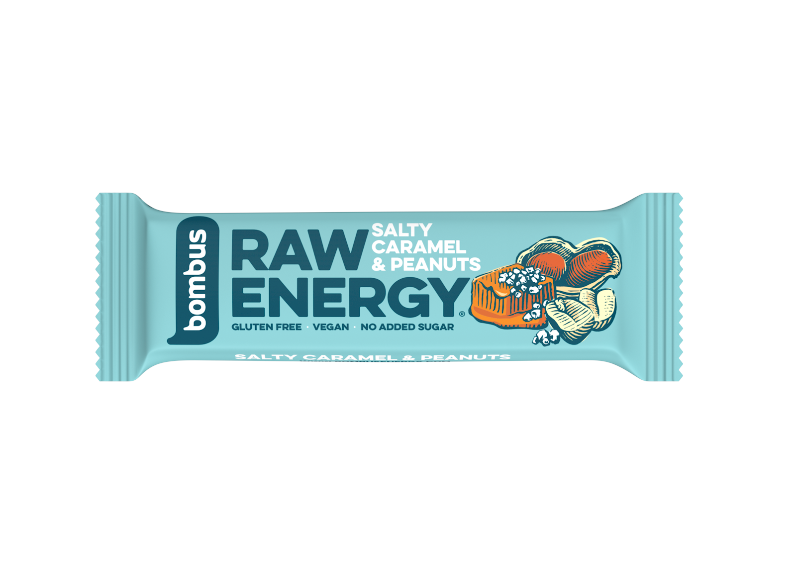 Tyčinka Raw Energy slaný karamel a arašídy