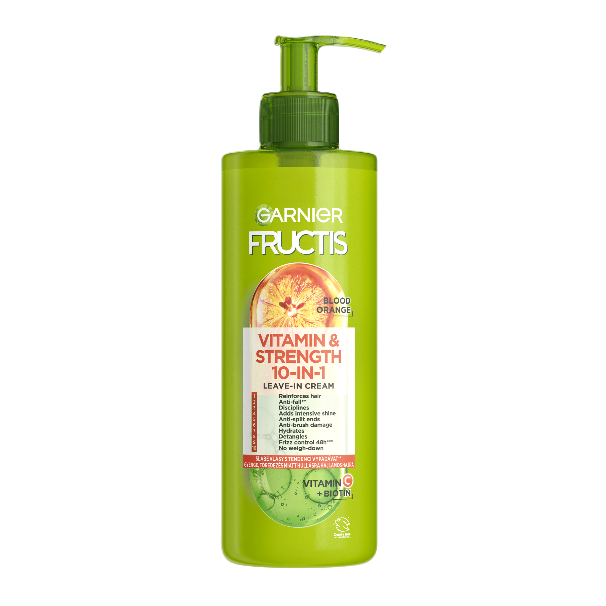 Bezoplachová péče 10v1 Vitamin & Strength 