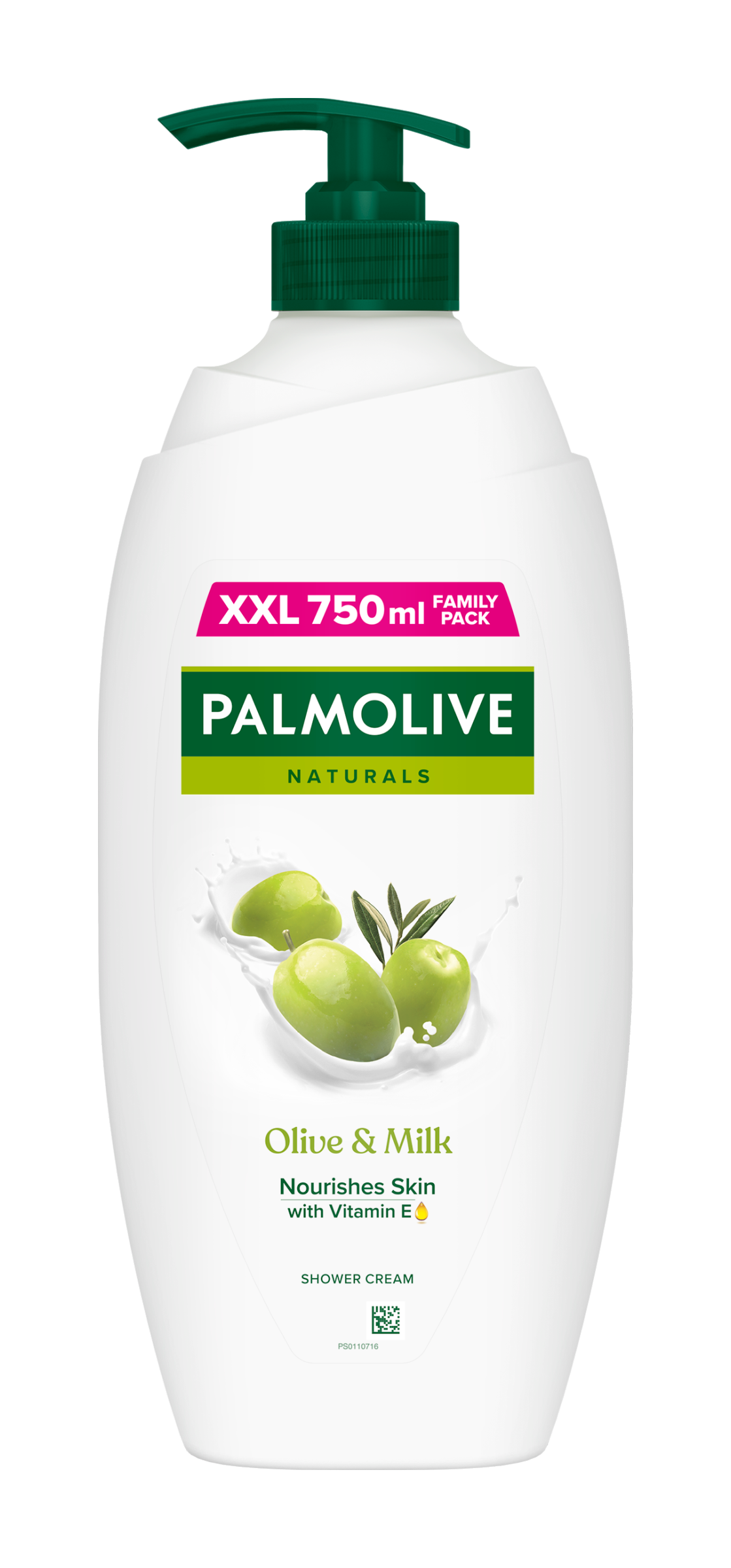 Sprchový krém v pumpičce Naturals Olive & Milk