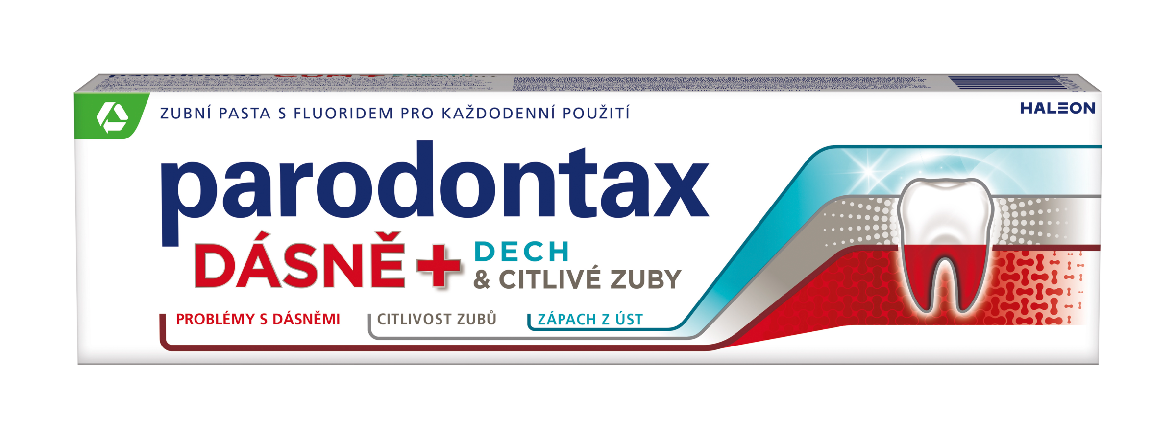 parodontax Zubní pasta proti zápachu z úst Dásně + Dech & Citlivé zuby 75 ml