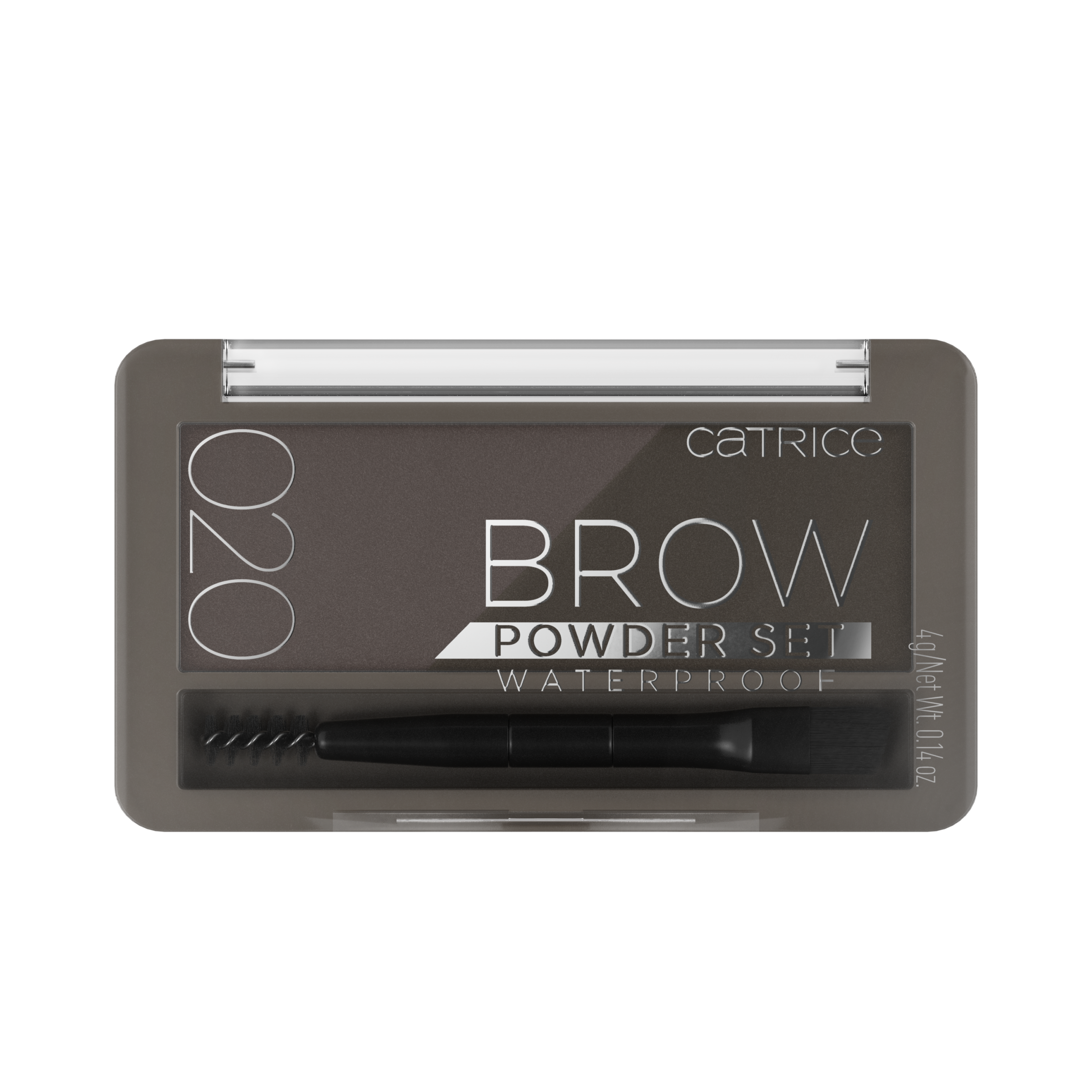 Set na obočí Brow Powder 020 Ash Brown voděodolný 