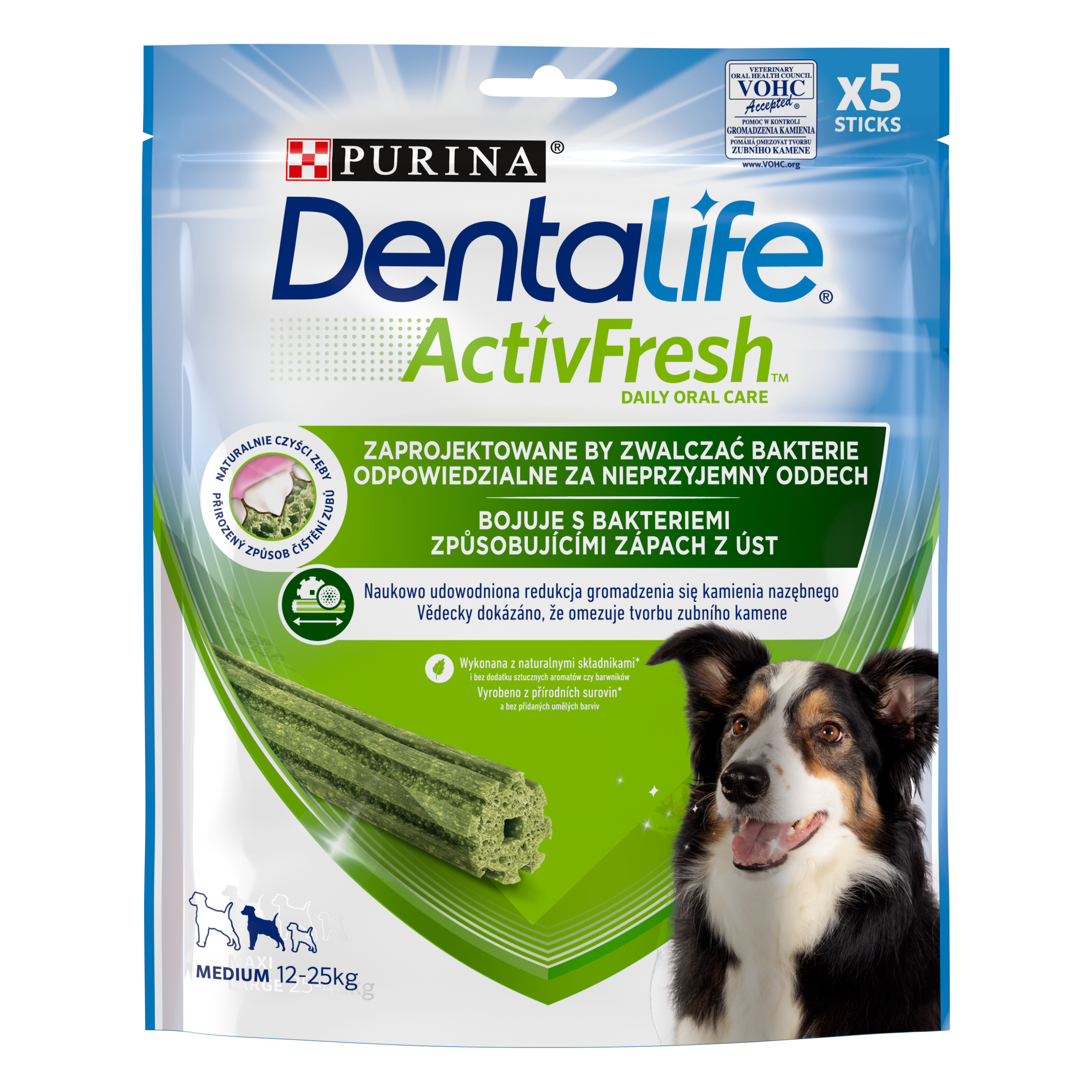  Dentalife ActivFresh žvýkací tyčinka Medium 
