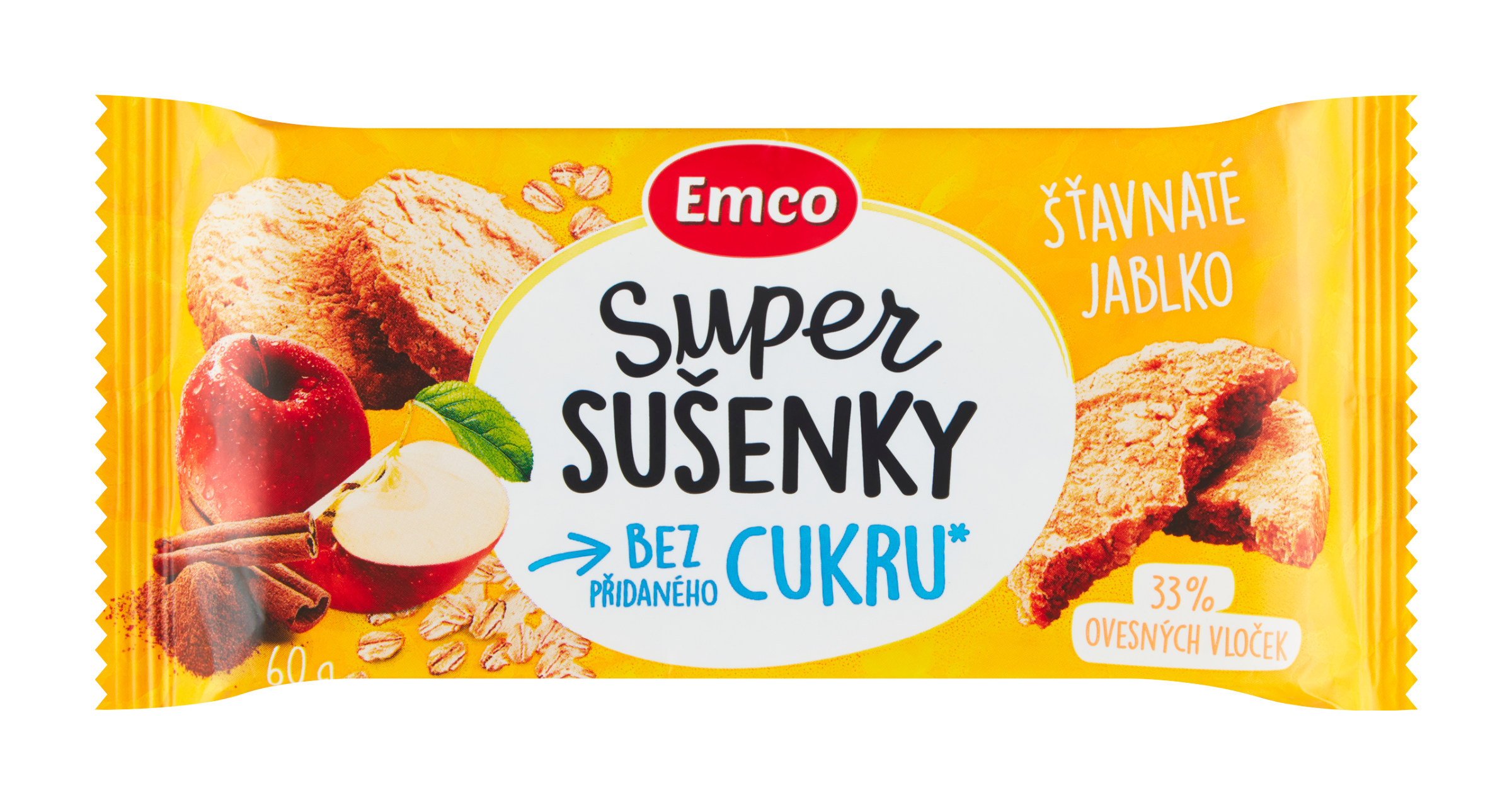 Super sušenky šťavnaté jablko 