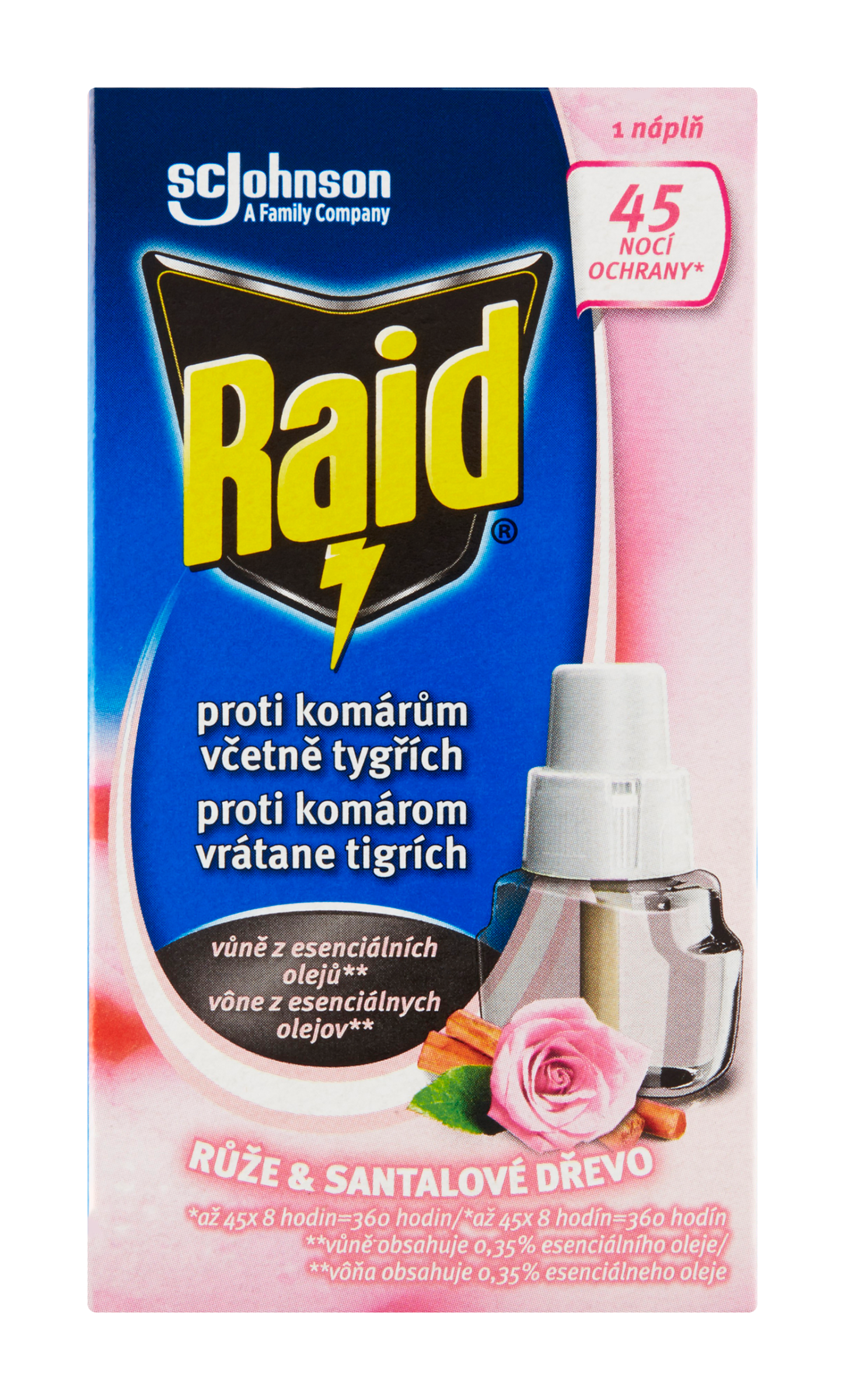 Náplň Rose&Sandal do elektrického odpařovače 