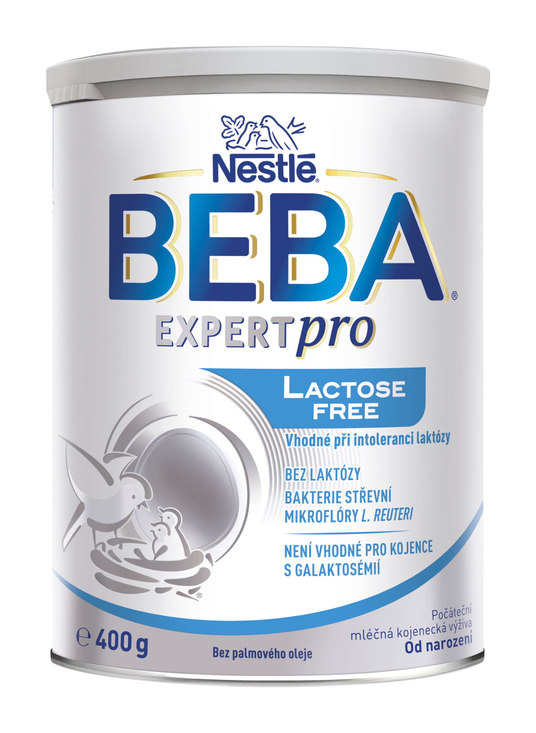 BEBA Počáteční kojenecké mléko EXPERTpro Lactose Free, 0m 400 g