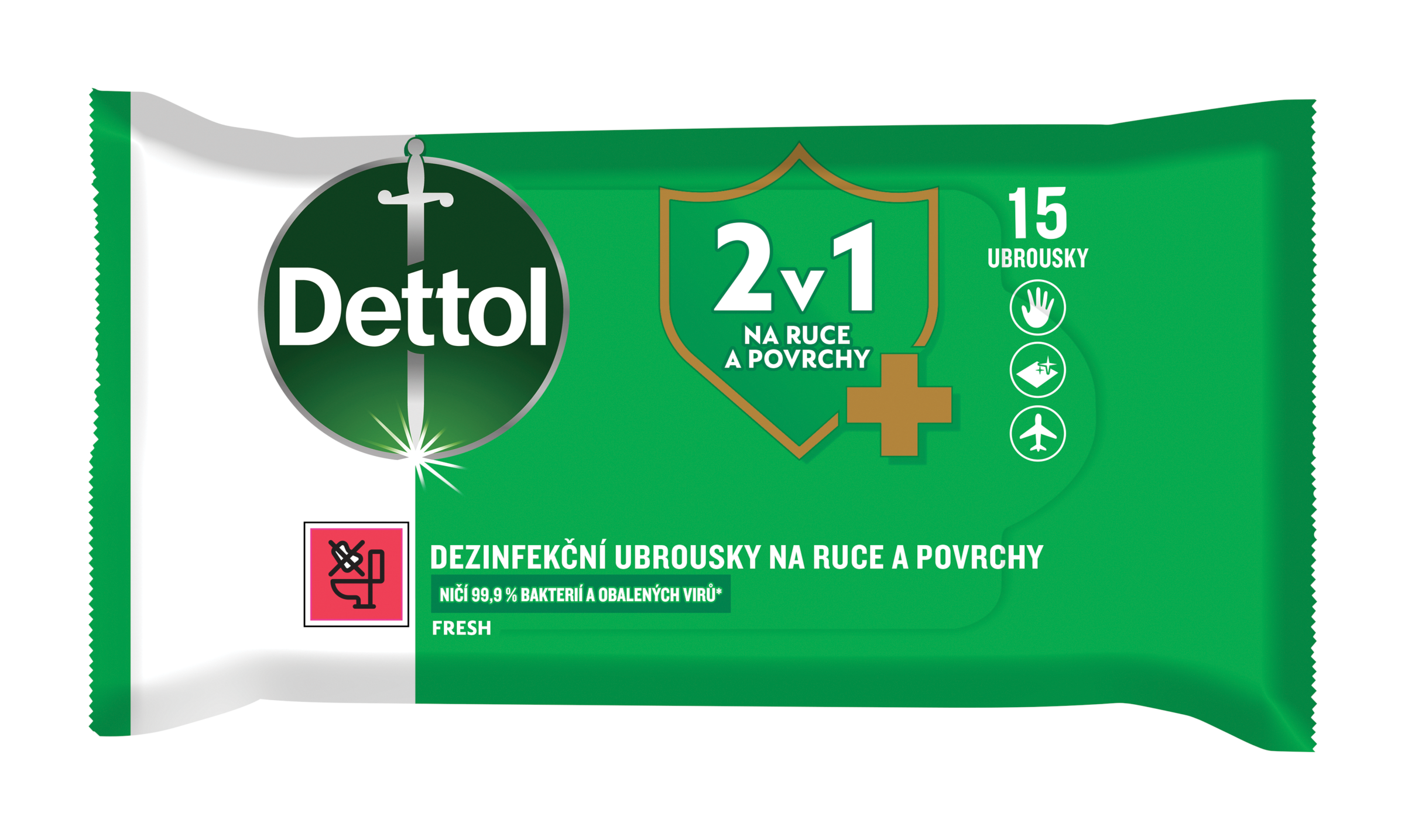 Dezinfekční ubrousky na ruce a povrchy