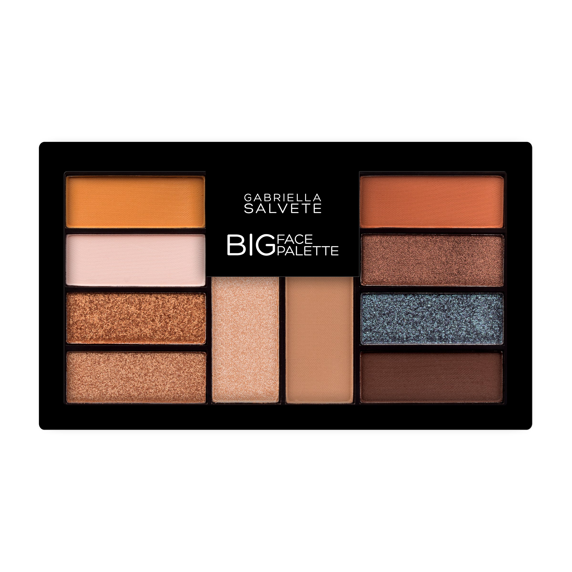 Paletka očních stínů, bronzeru a rozjasňovače Big Face Palette 02