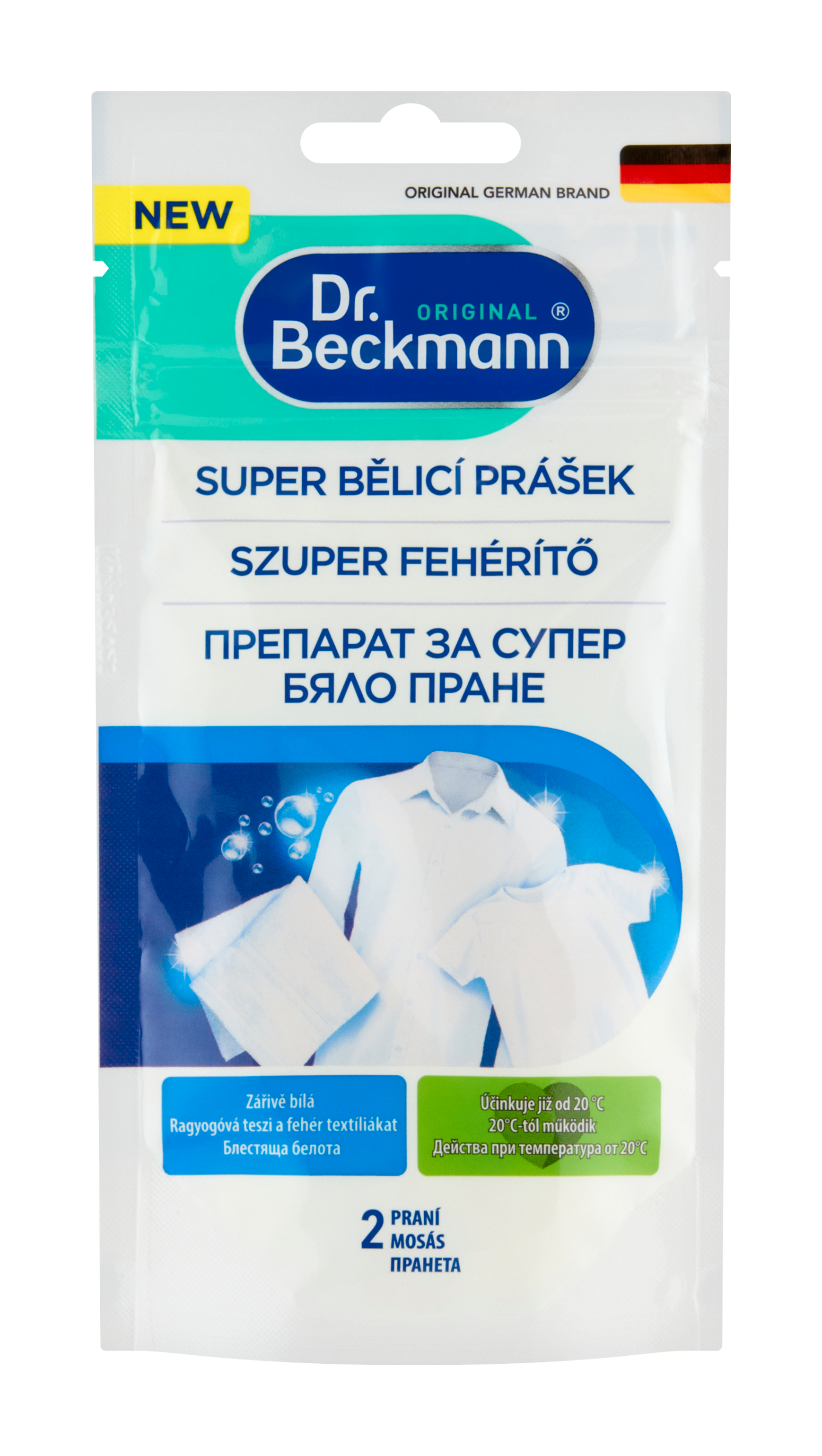 Dr. Beckmann Super bělicí prášek na prádlo 80 g