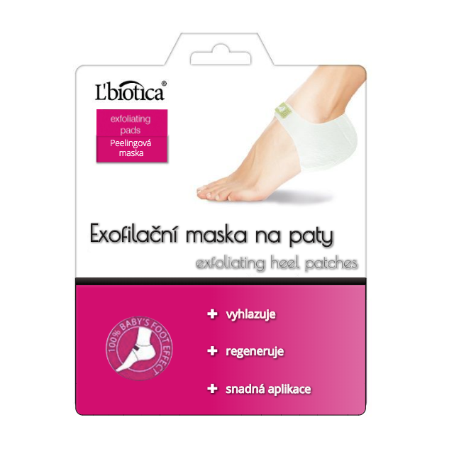 Exfoliační maska na paty