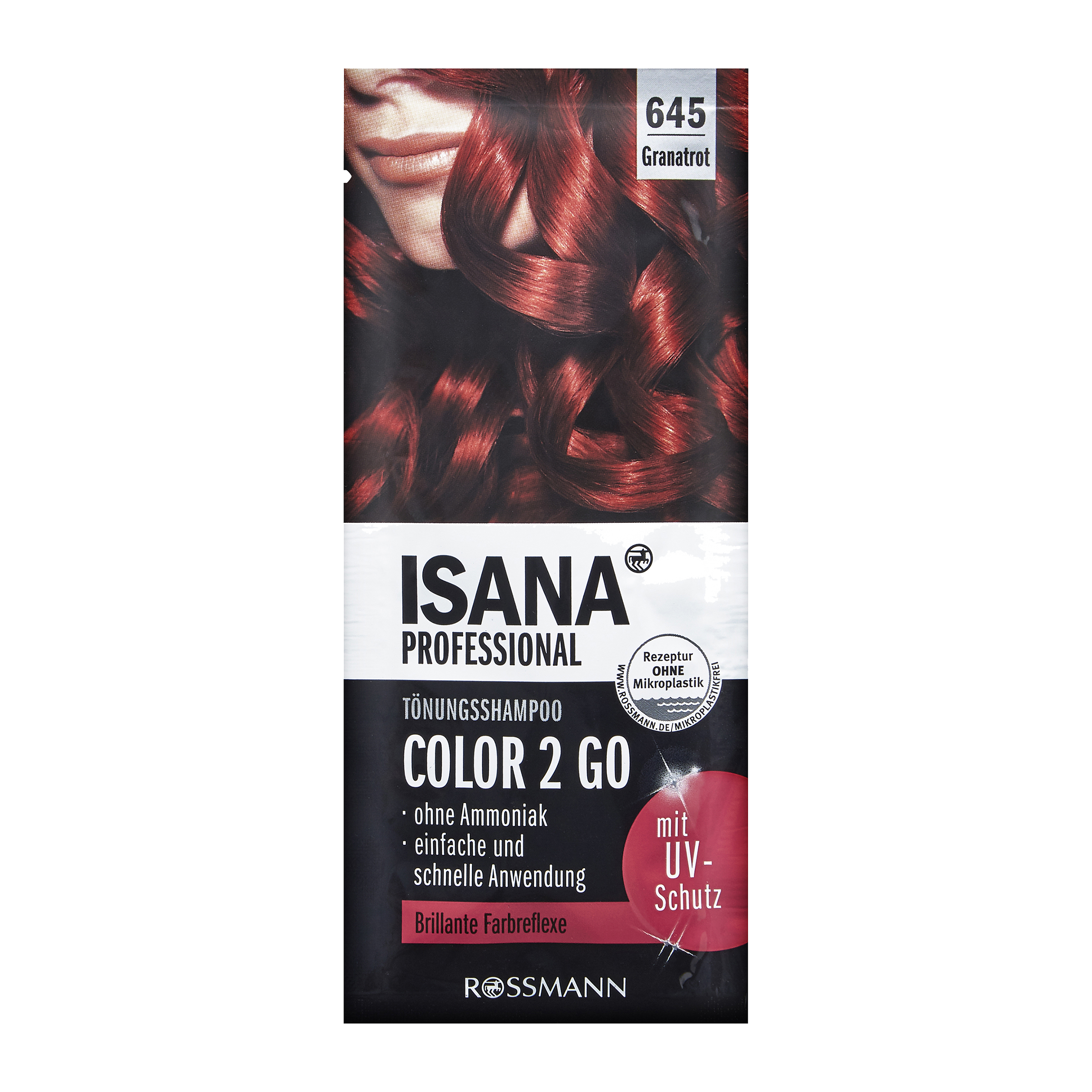 Tónovací šampon Color 2 Go granátově červená