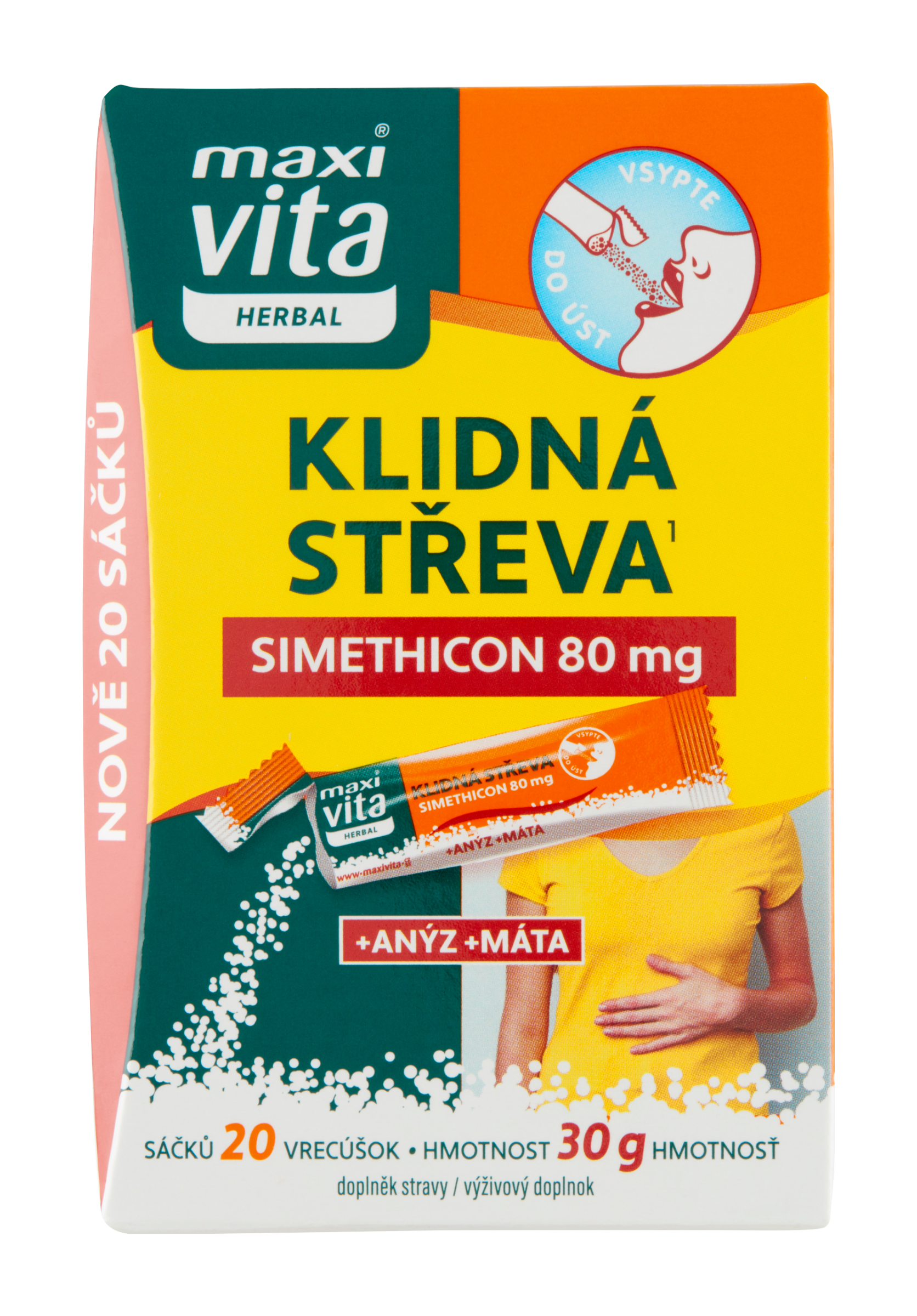 Herbal pro klidná střeva