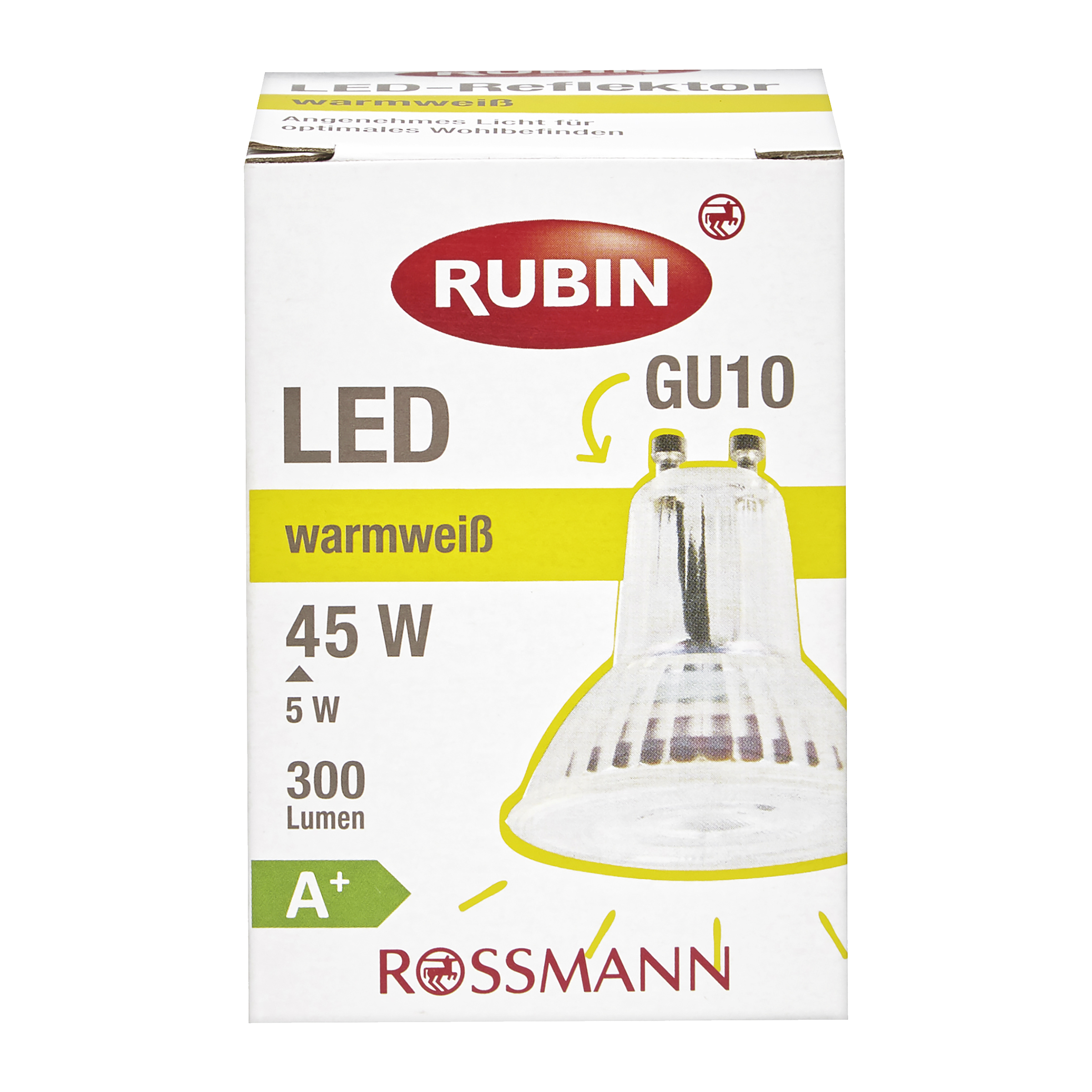 LED žárovka GU10 45W