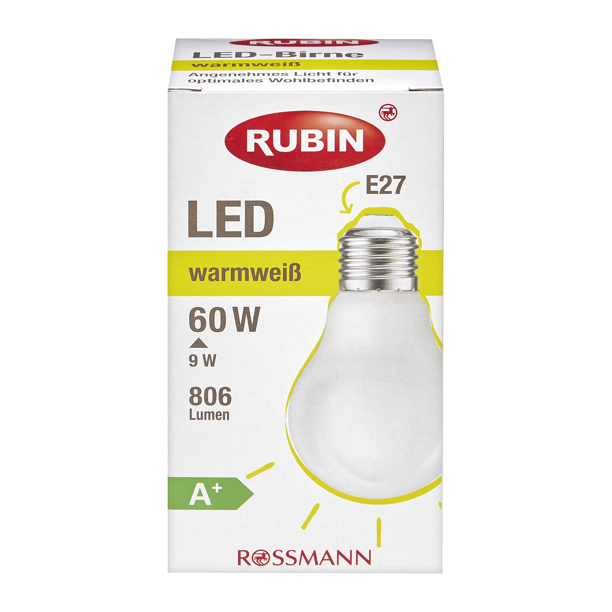 LED žárovka matná E27 60W