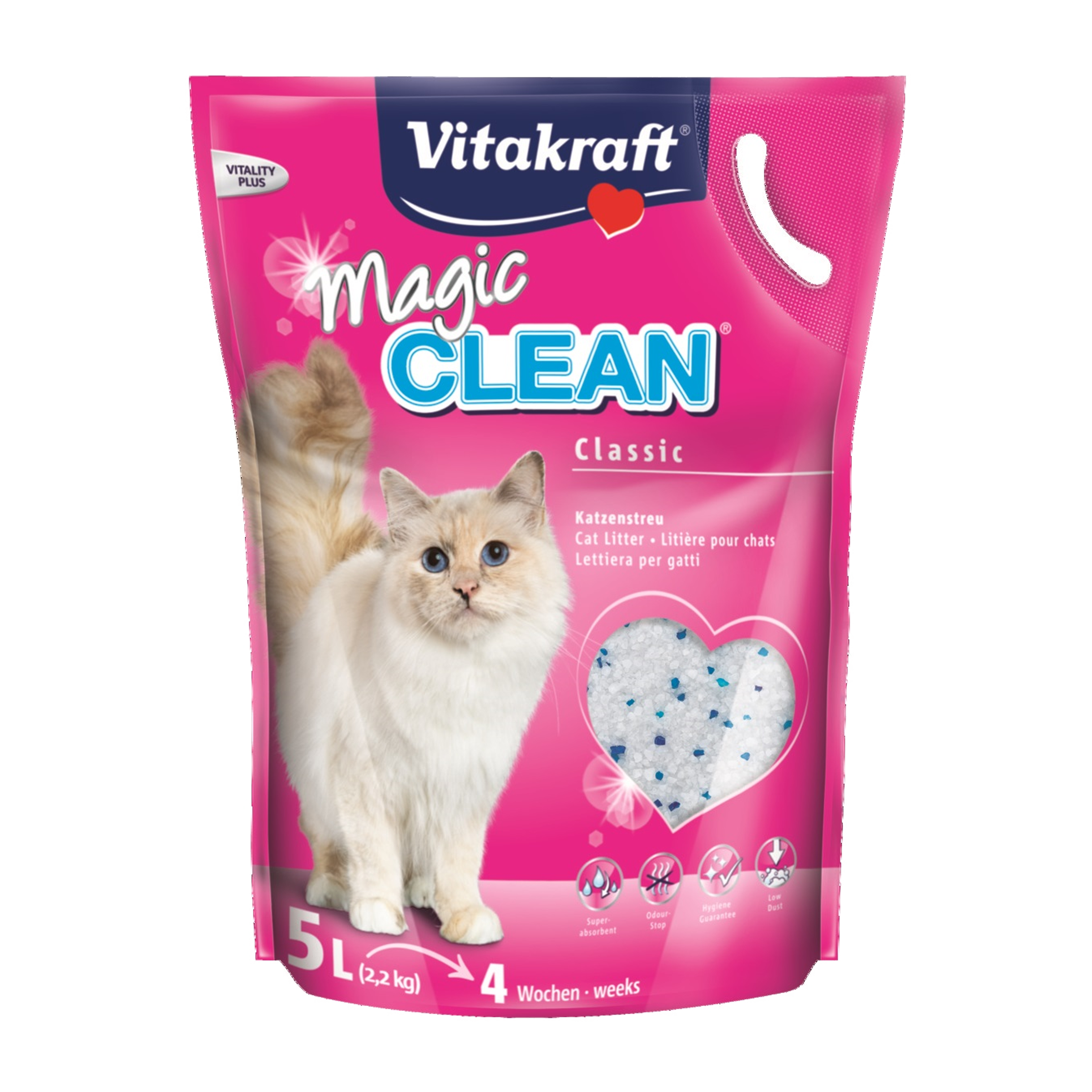 Magic Clean silikátové stelivo