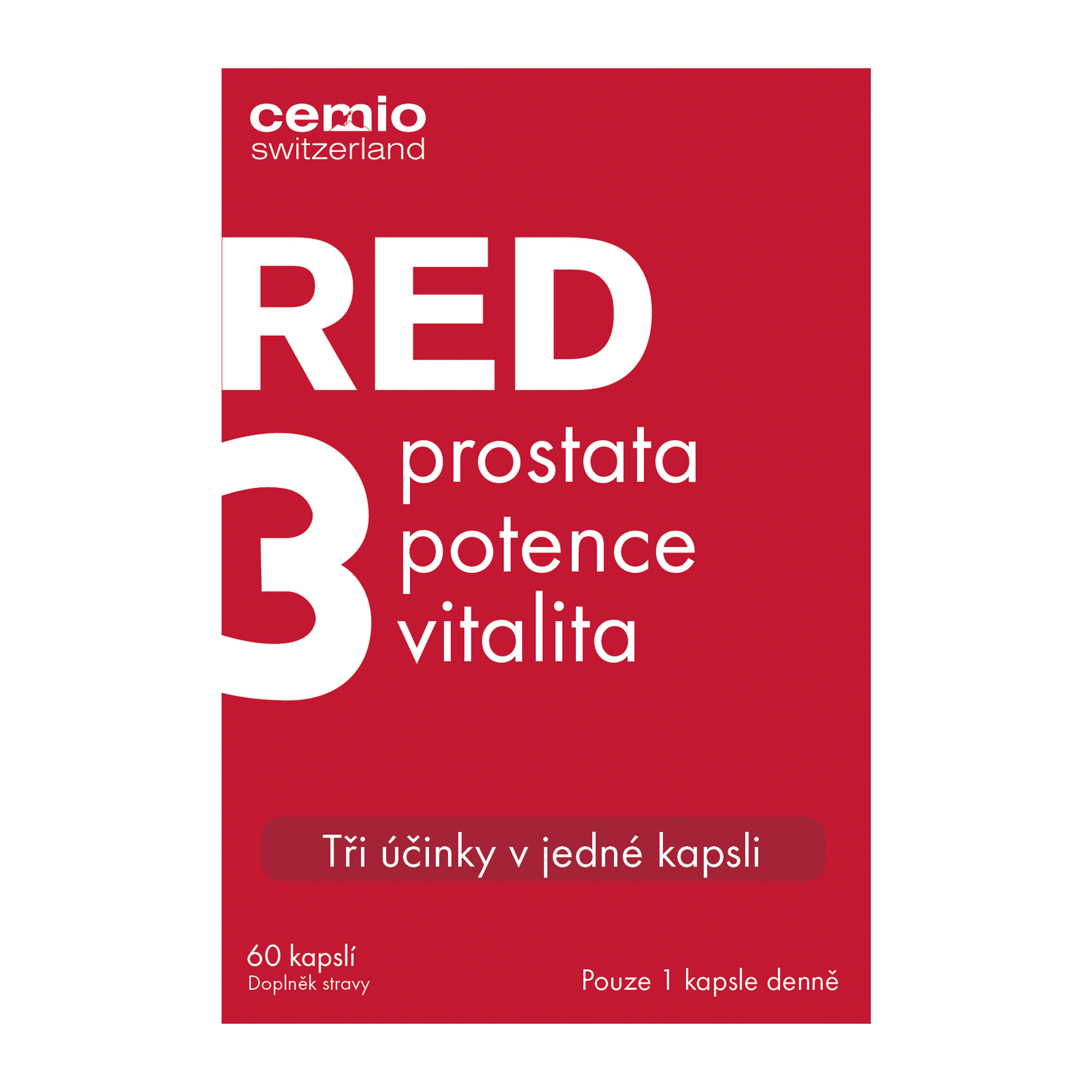 Tablety RED3, doplněk stravy