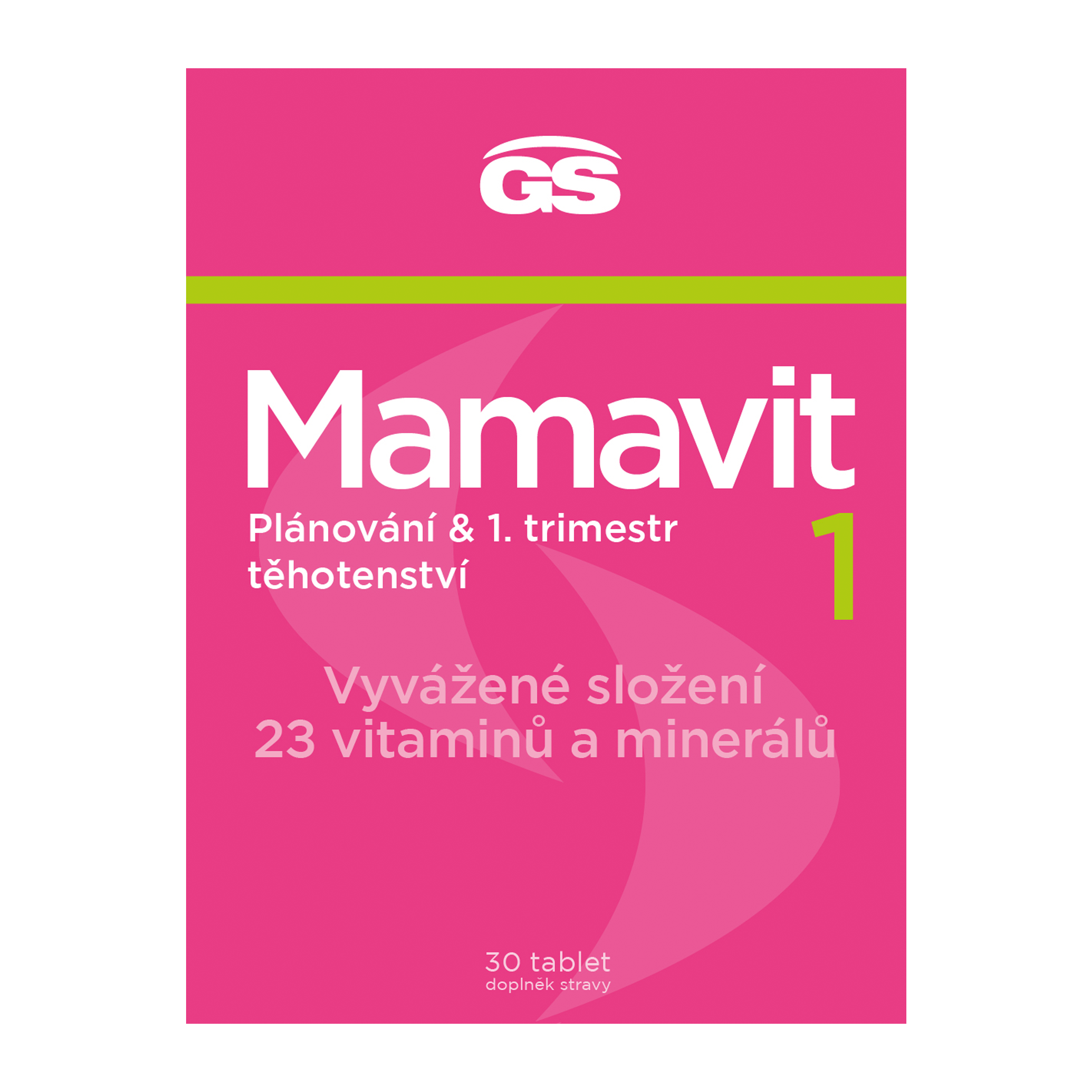 Mamavit 1 Plánování a 1. trimestr, doplněk stravy