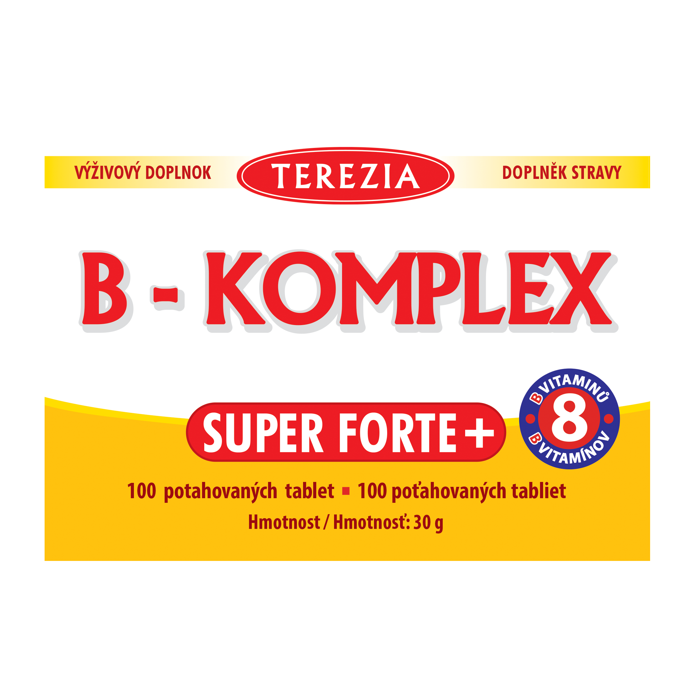 B-Komplex Super Forte+, doplněk stravy